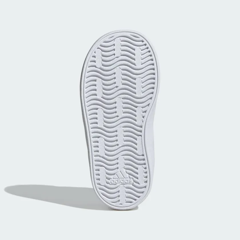 ADIDAS KID'S VL COURT 3.0 BLACK/WHITE SNEAKER SHOES