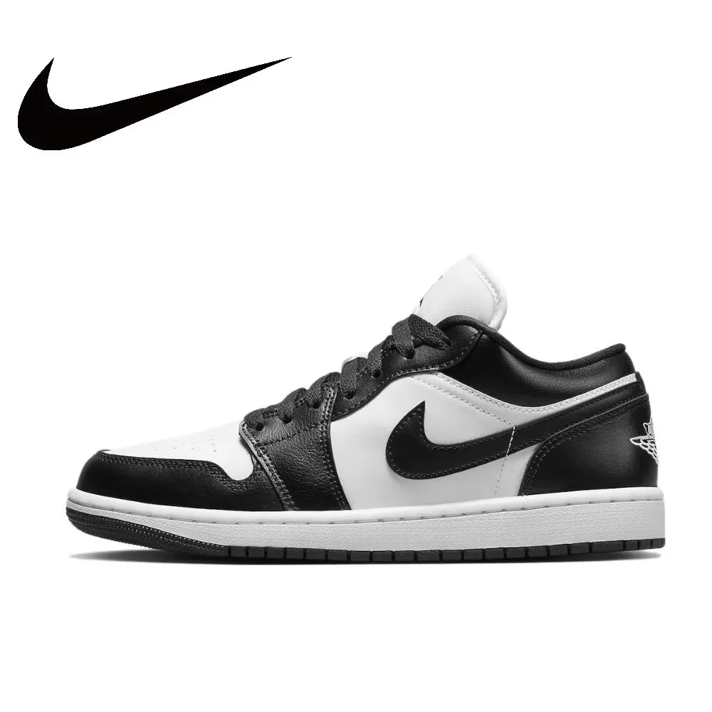 Air Jordan 1” Light Smoke Grey Synthetic Leather Anti-Slip Wear-Resistant Low Top Retro Basketball Shoes Men'S Smoke Grey