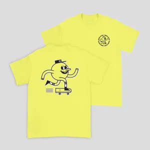 Blast Skates Mascot T-Shirt - Soft Yellow
