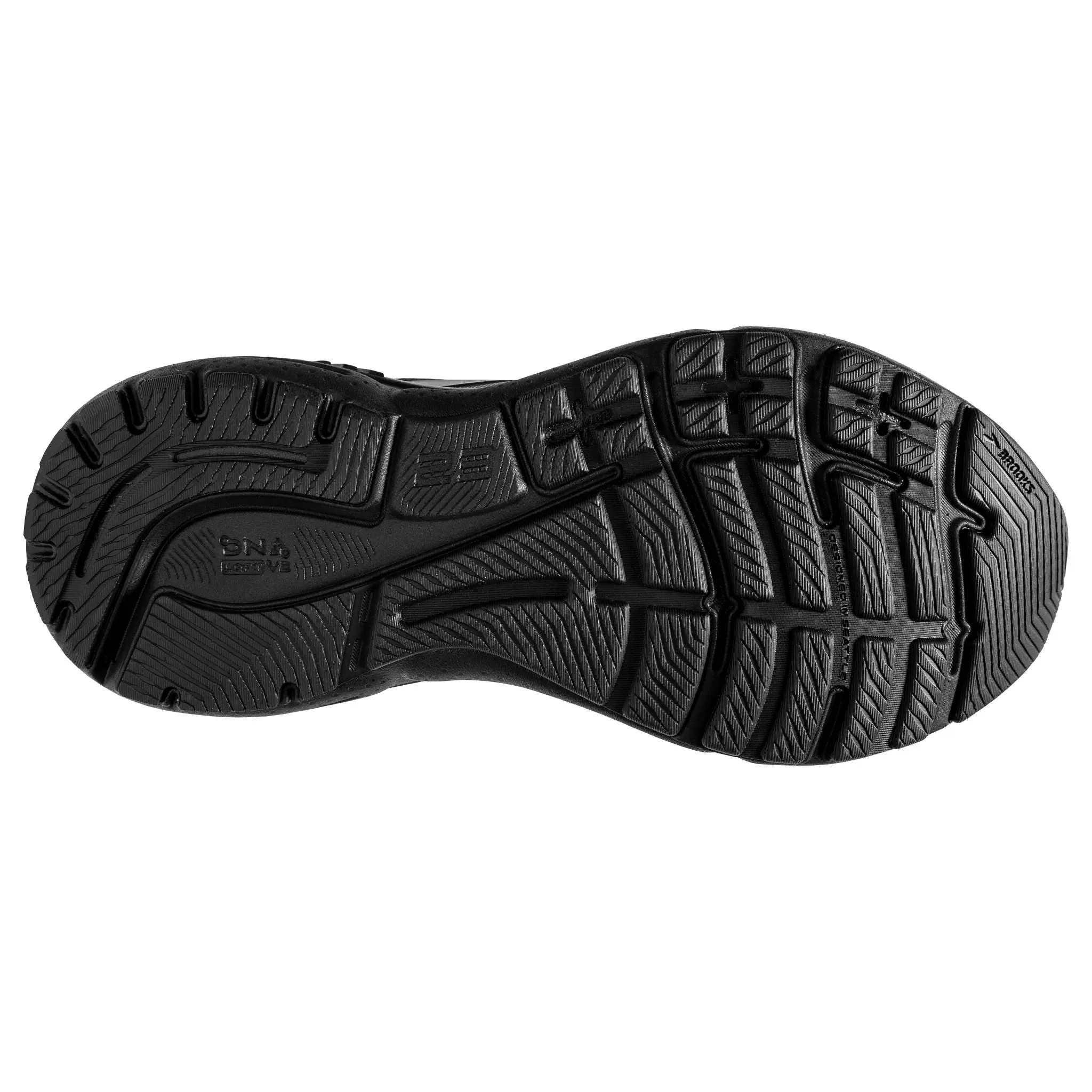 Brooks Women's 120381 020 Adrenaline GTS 23 Black Black Ebony Cushion Support Running Shoes