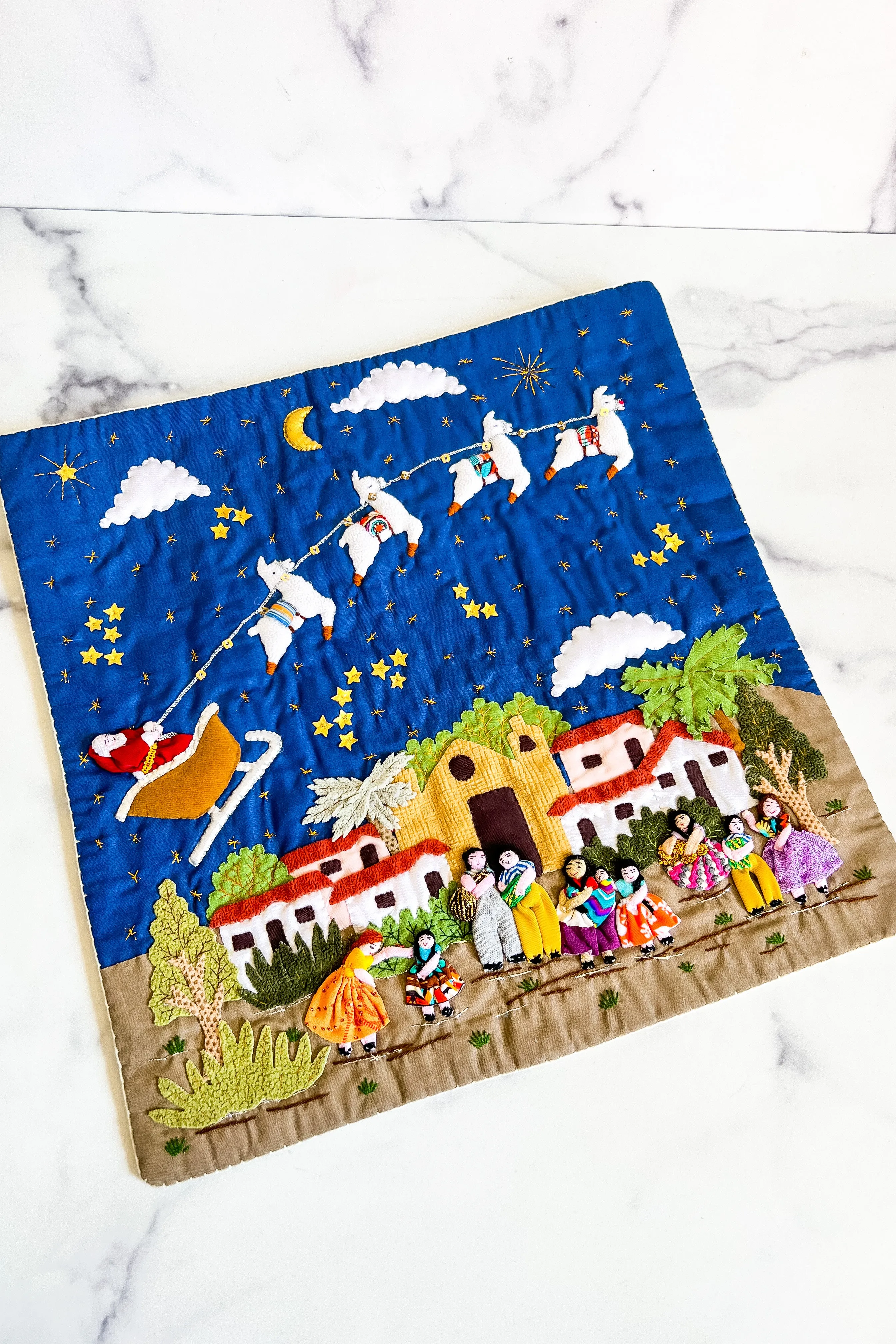 Christmas Fabric Art