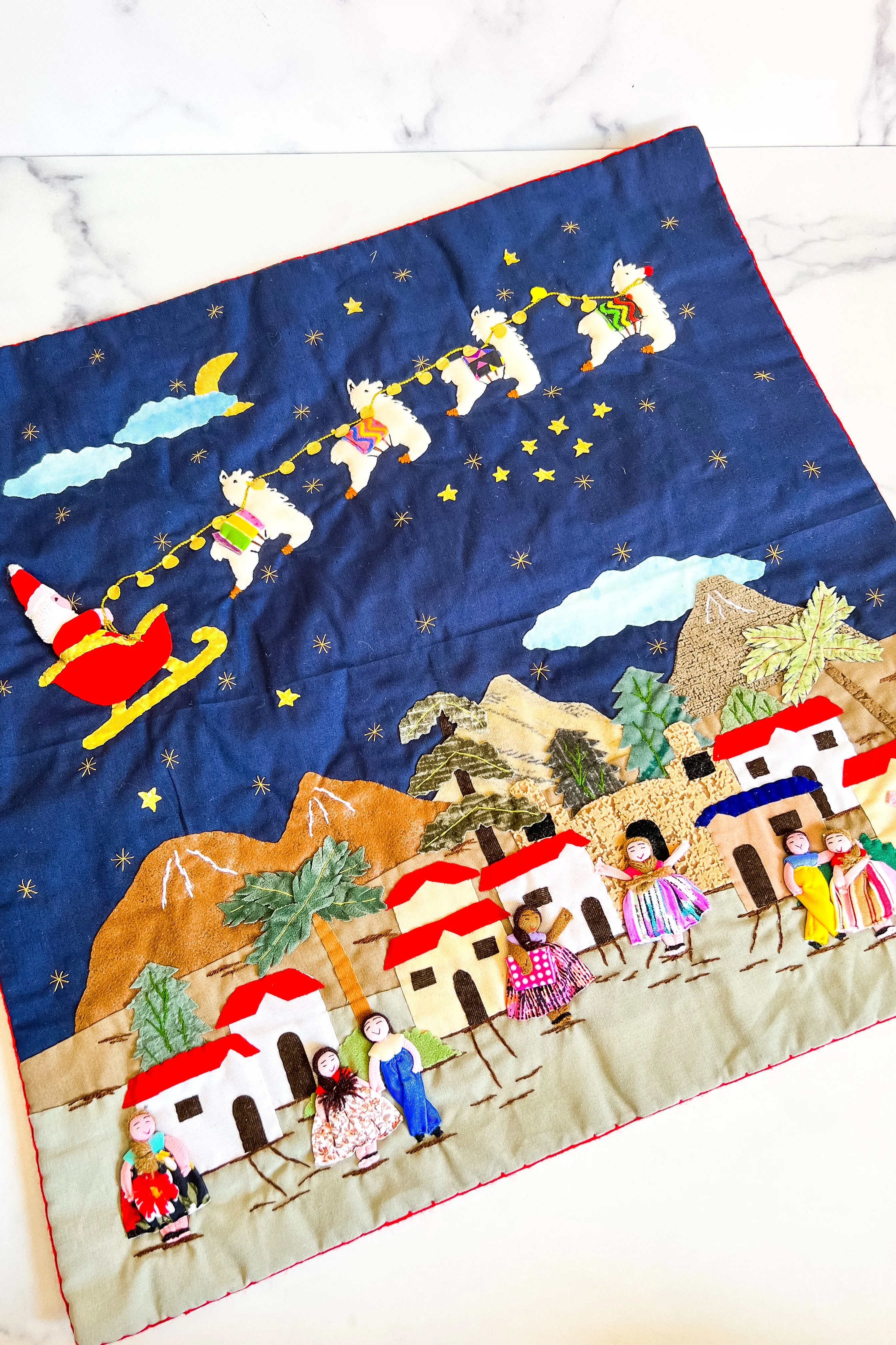 Christmas Fabric Art