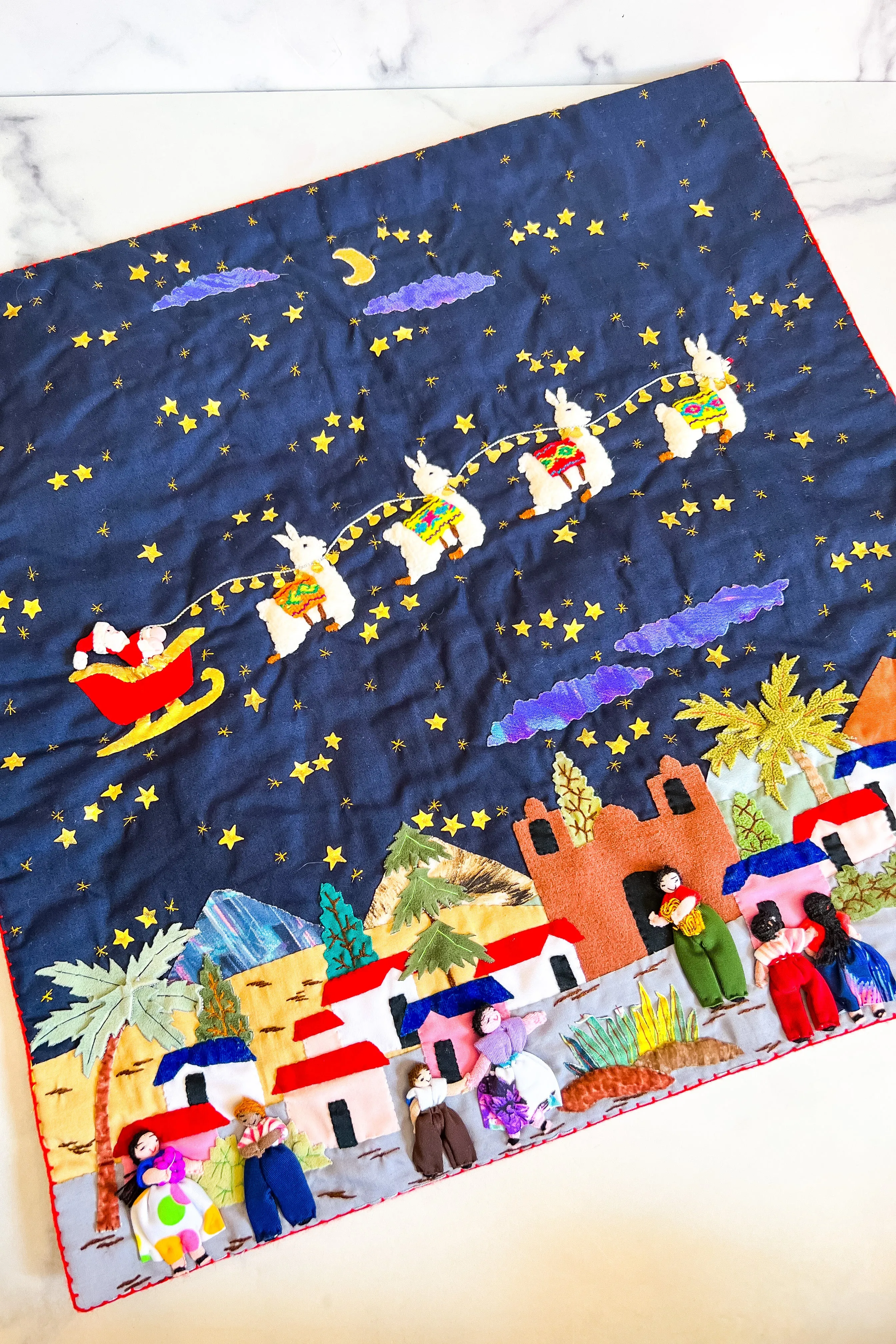 Christmas Fabric Art