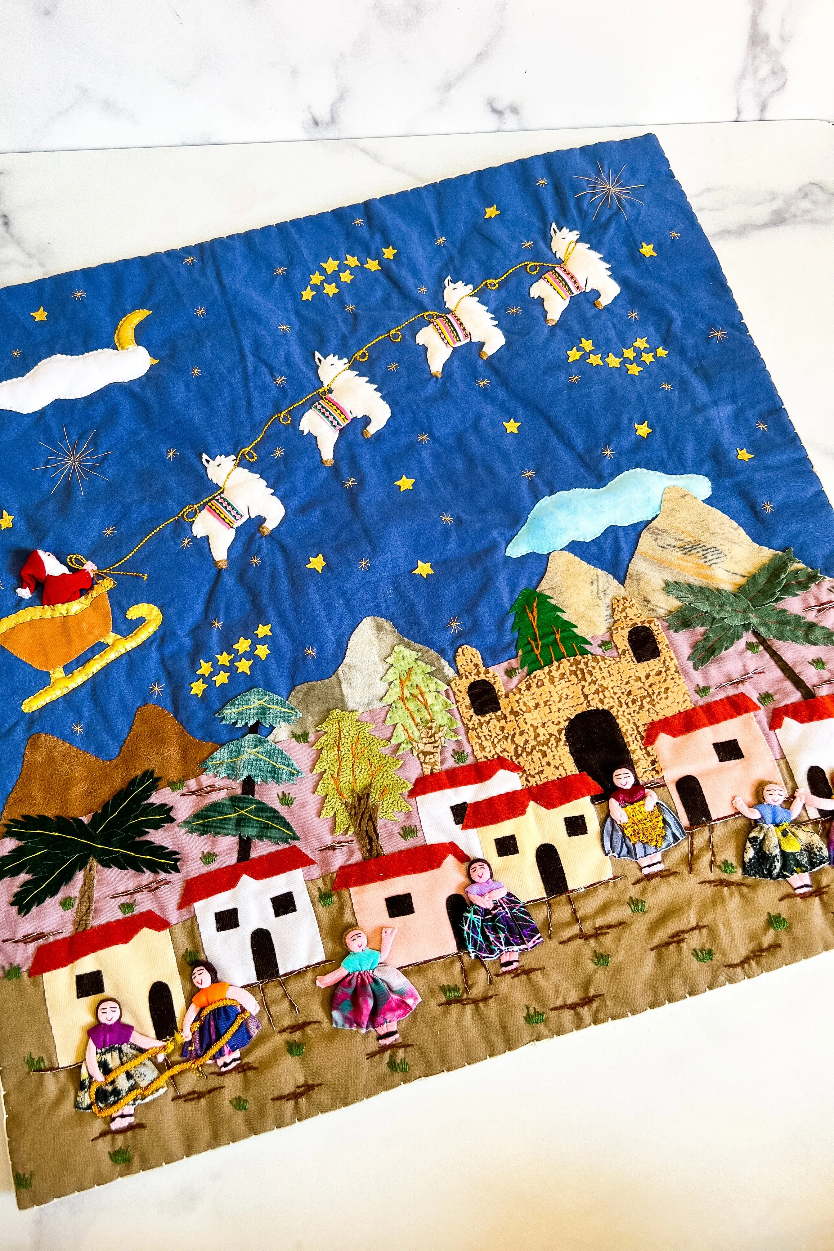 Christmas Fabric Art