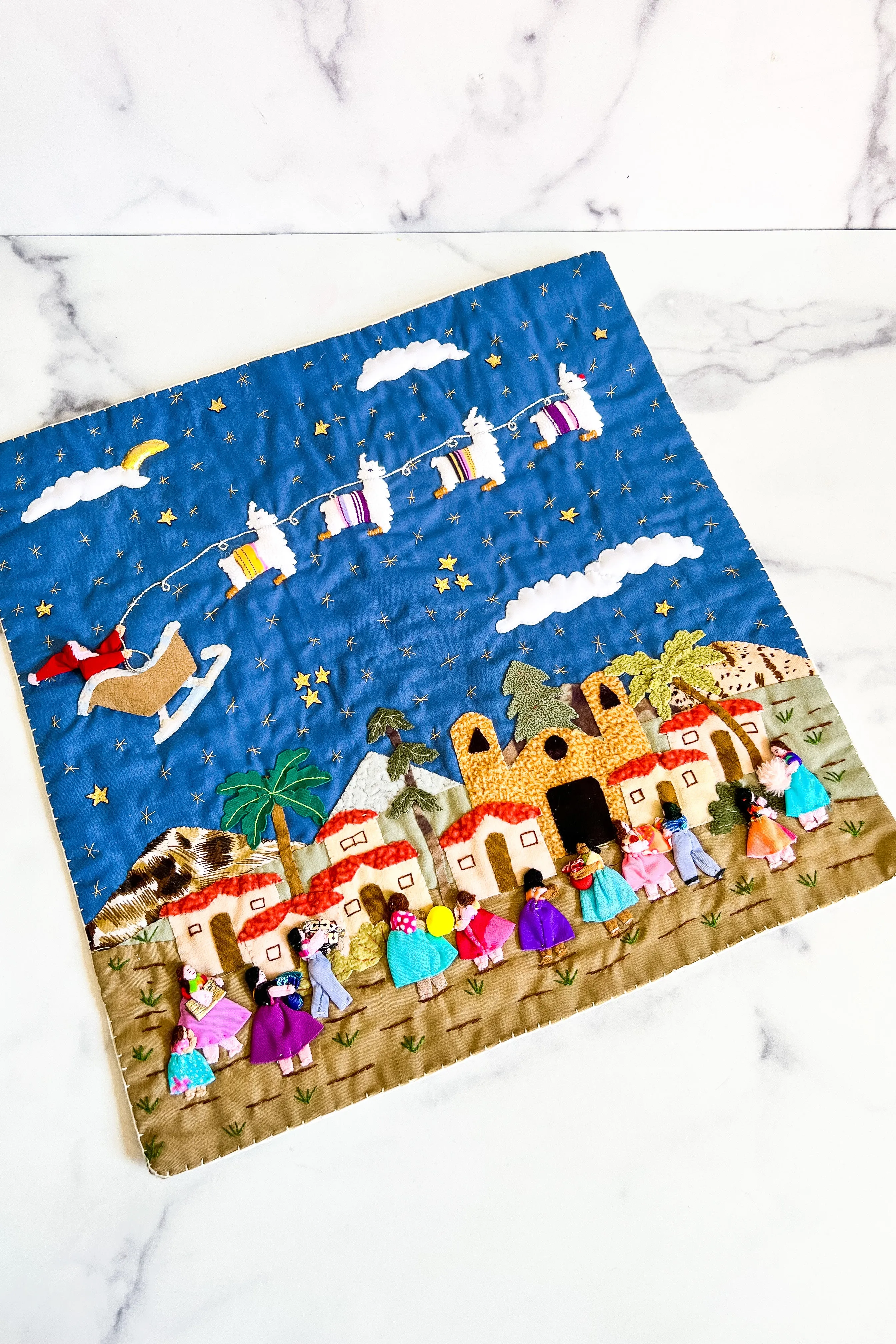 Christmas Fabric Art