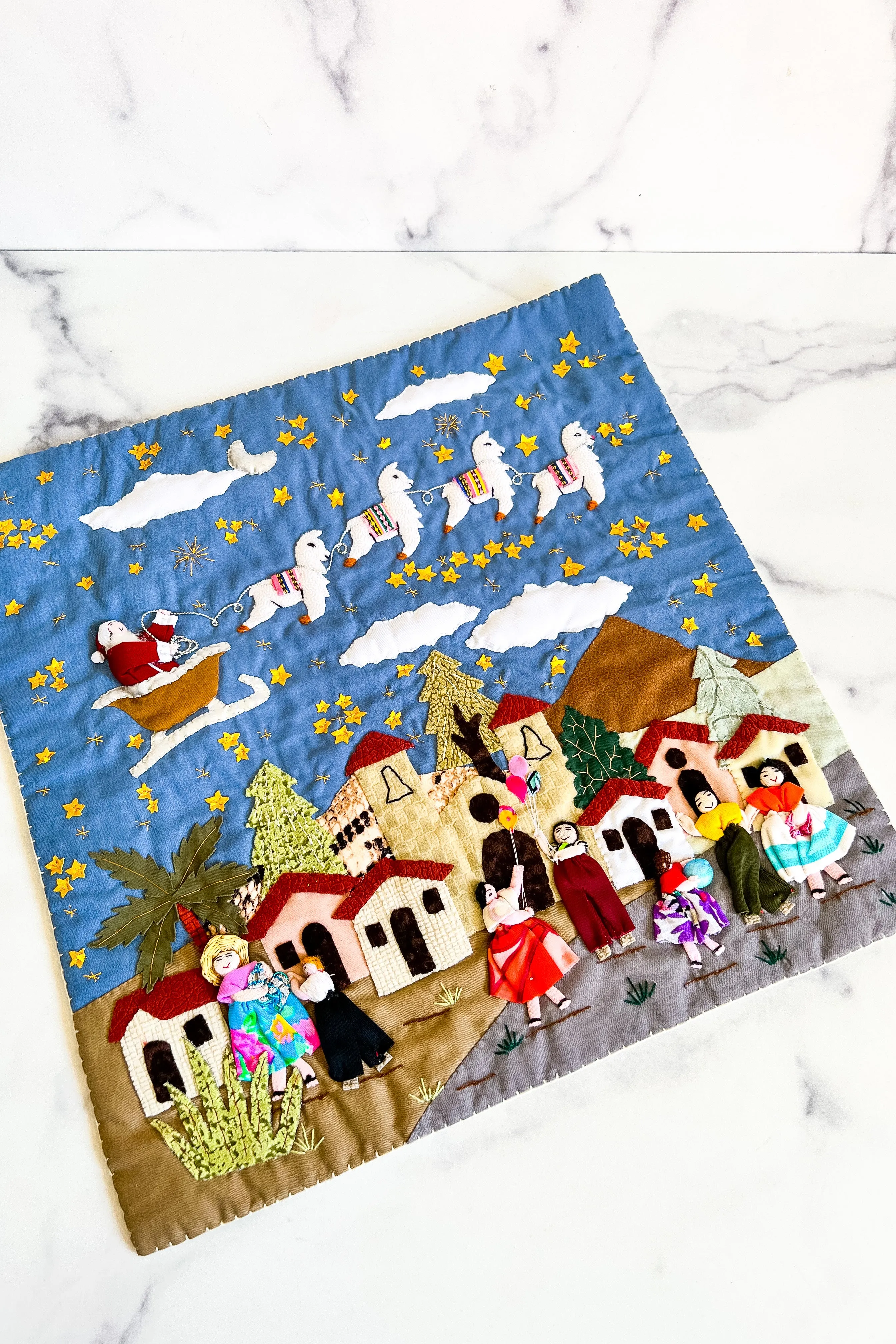 Christmas Fabric Art