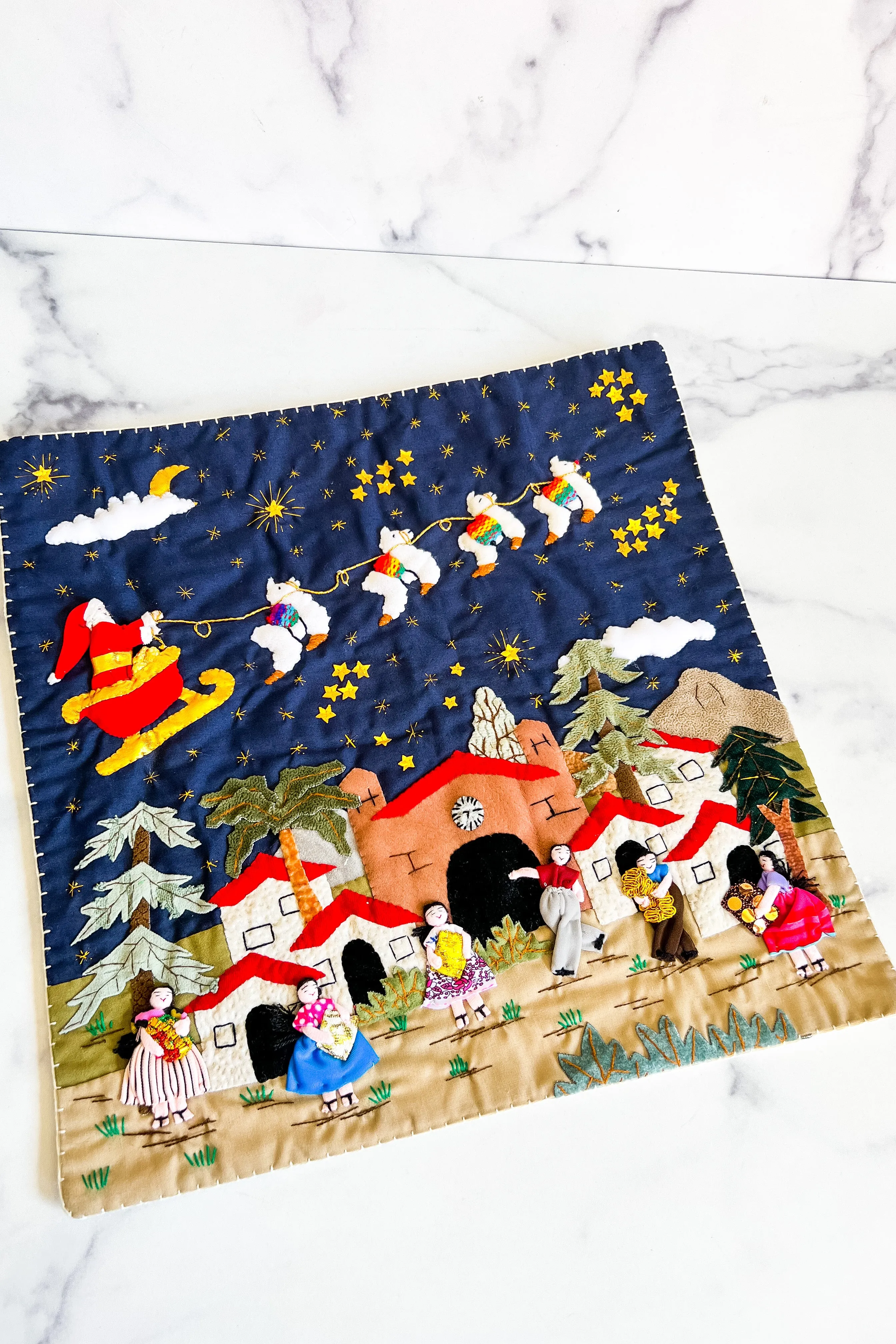 Christmas Fabric Art