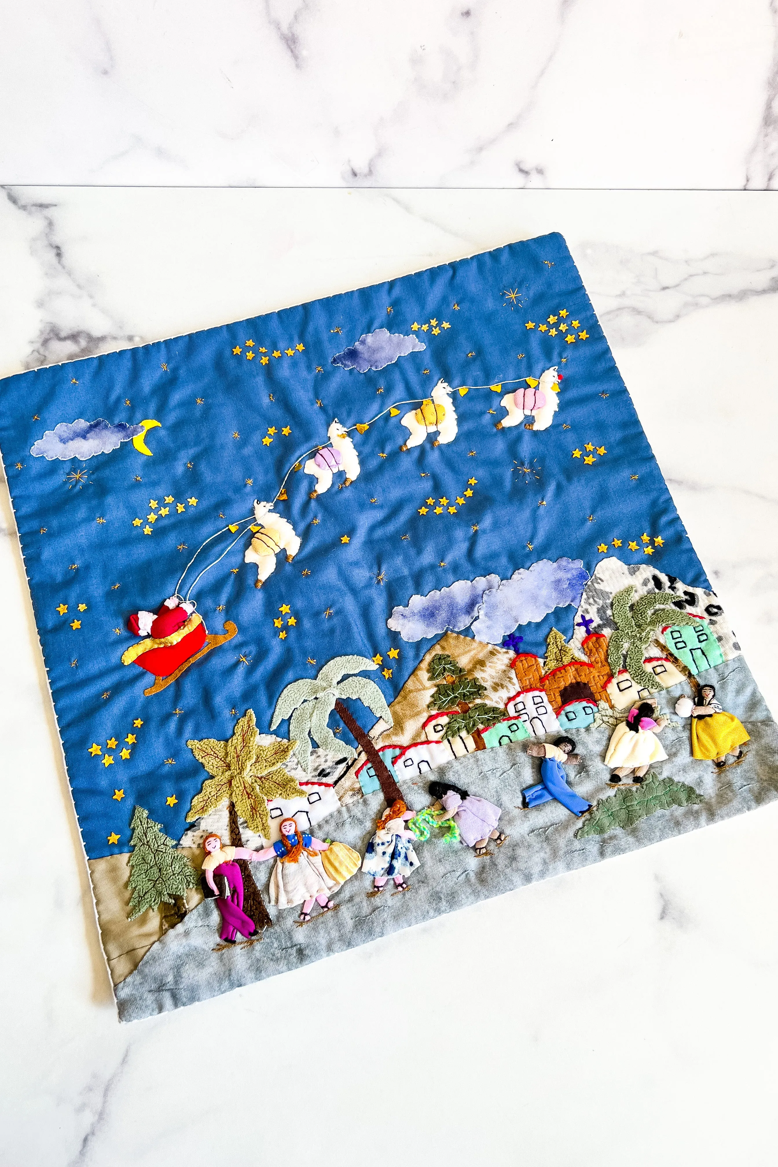 Christmas Fabric Art