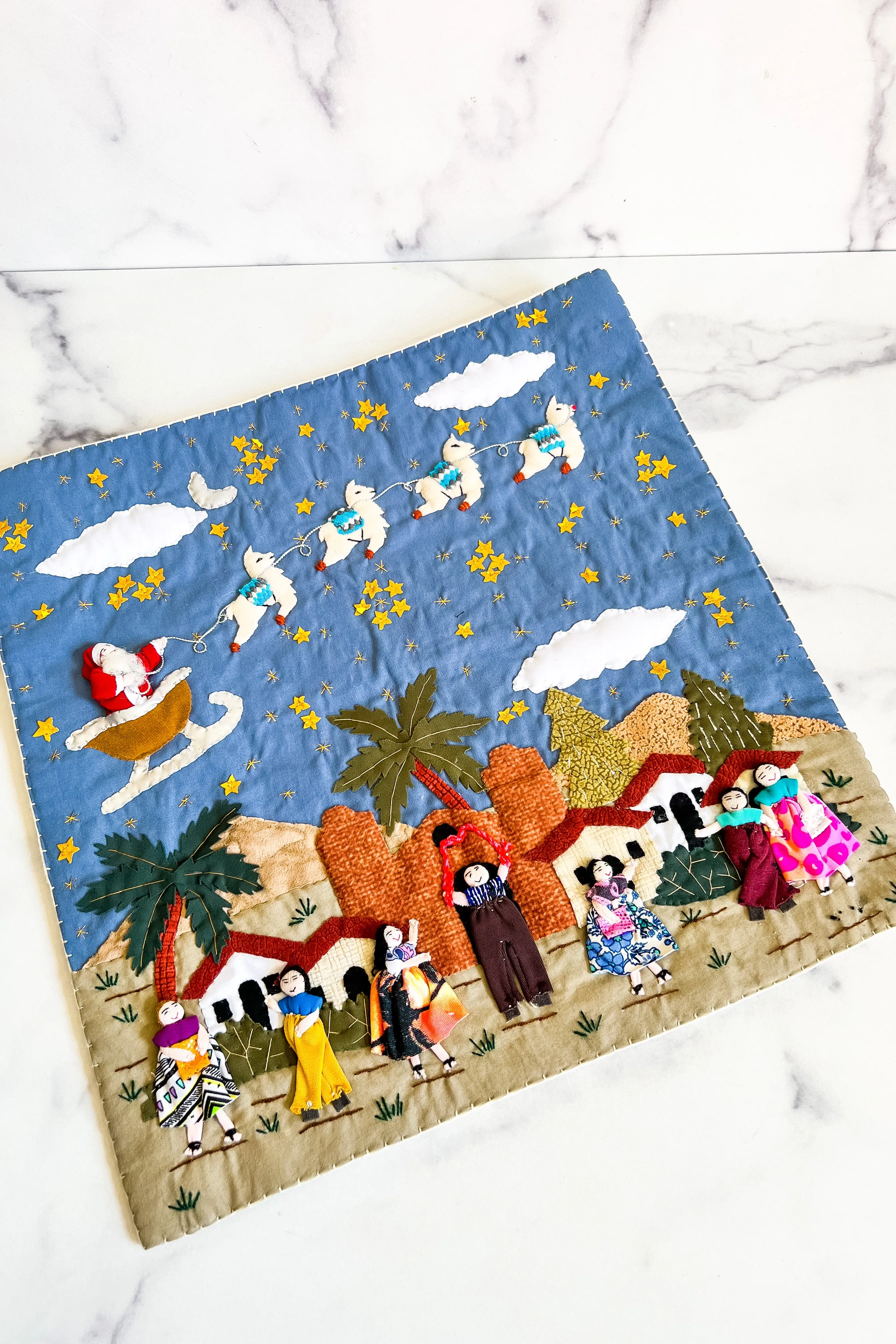 Christmas Fabric Art