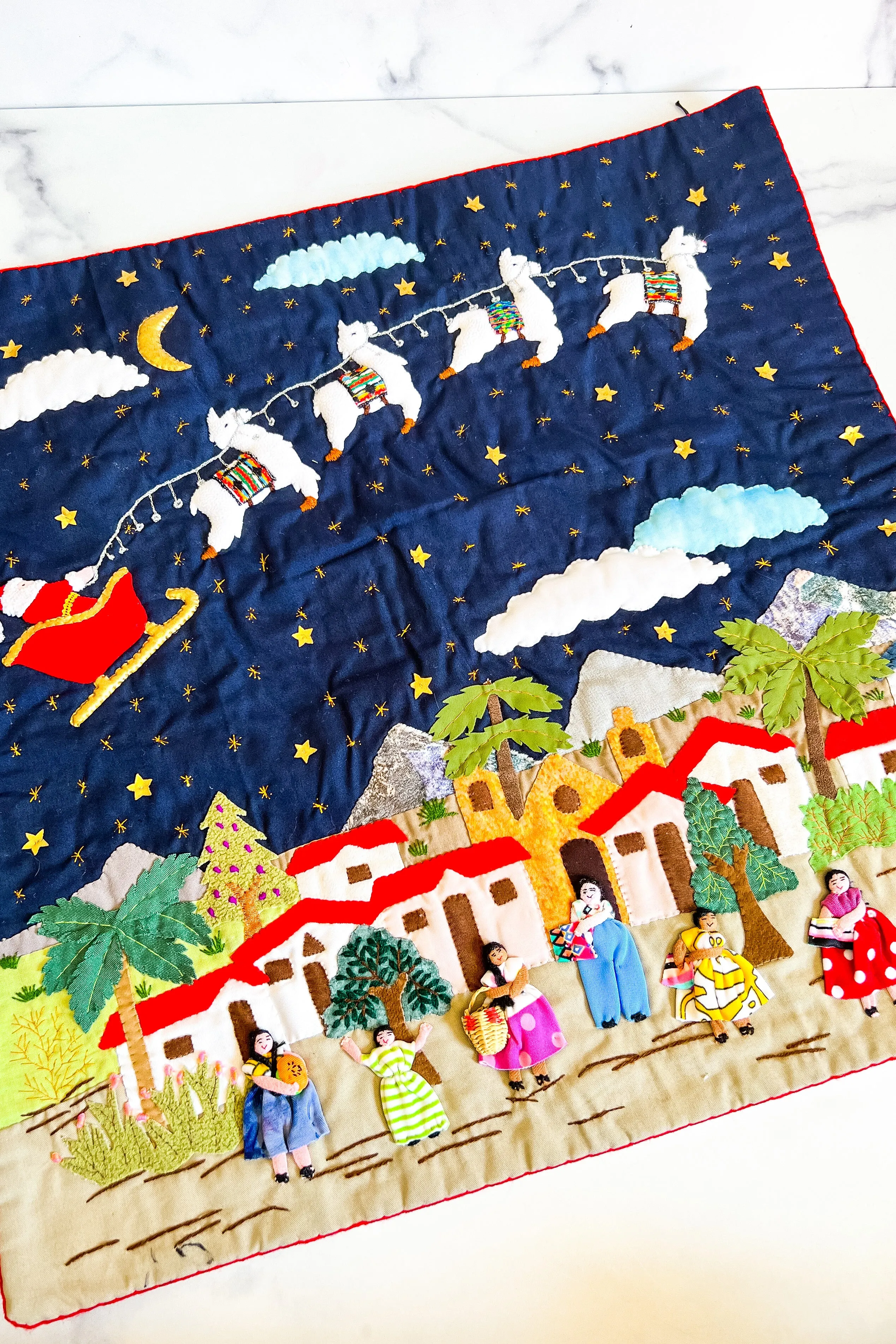 Christmas Fabric Art