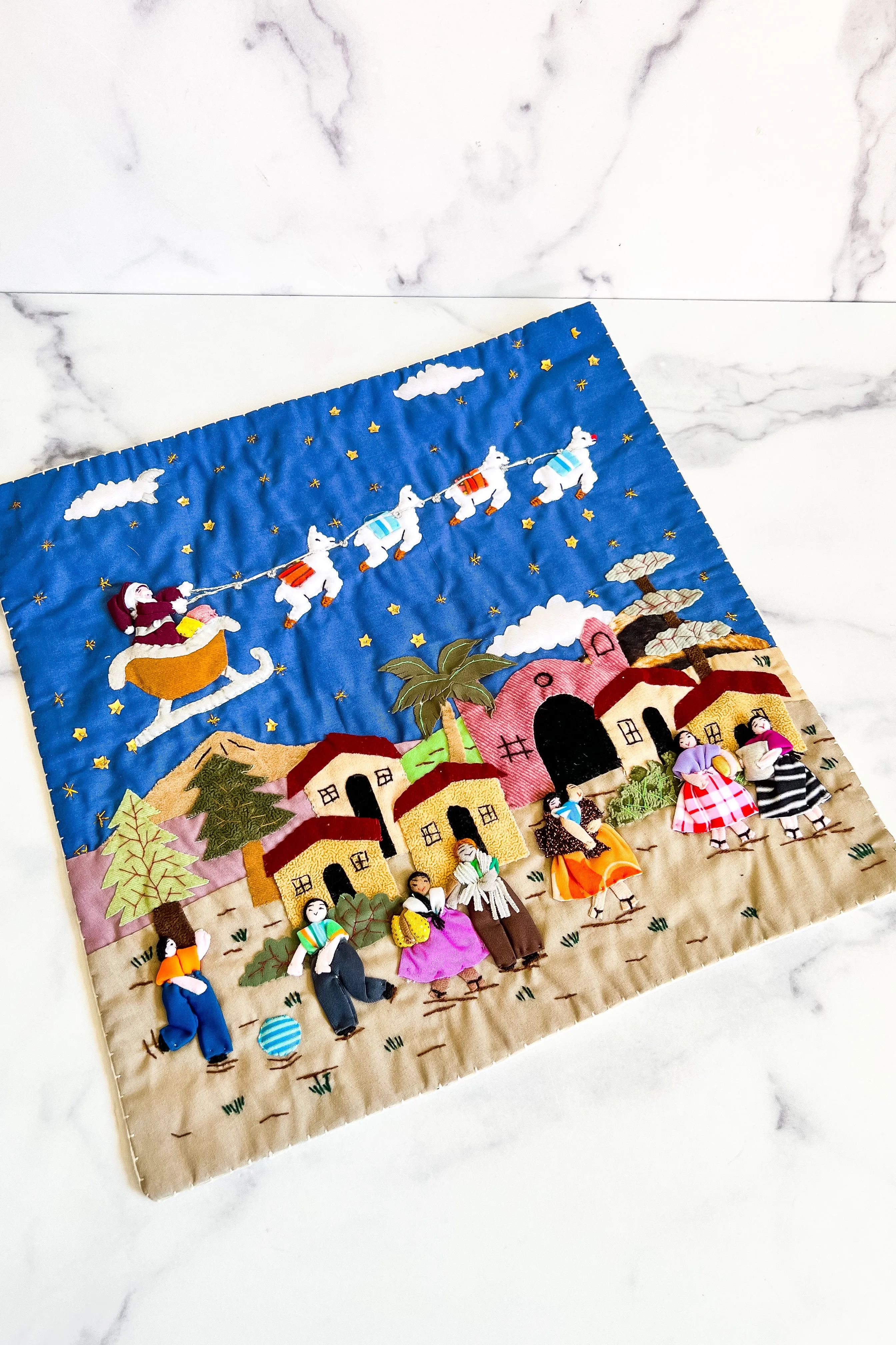 Christmas Fabric Art