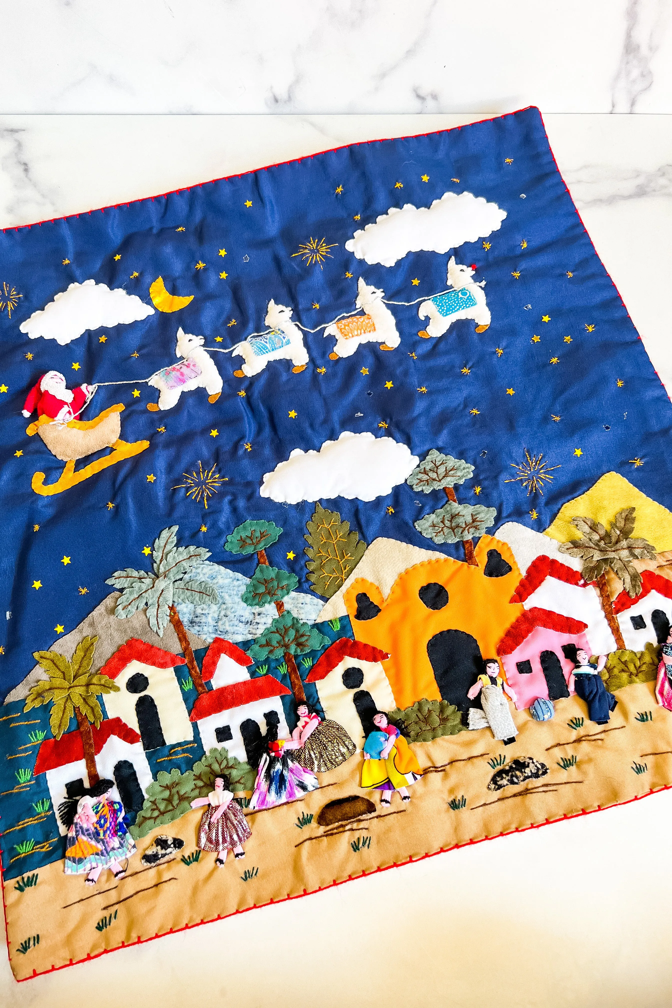 Christmas Fabric Art