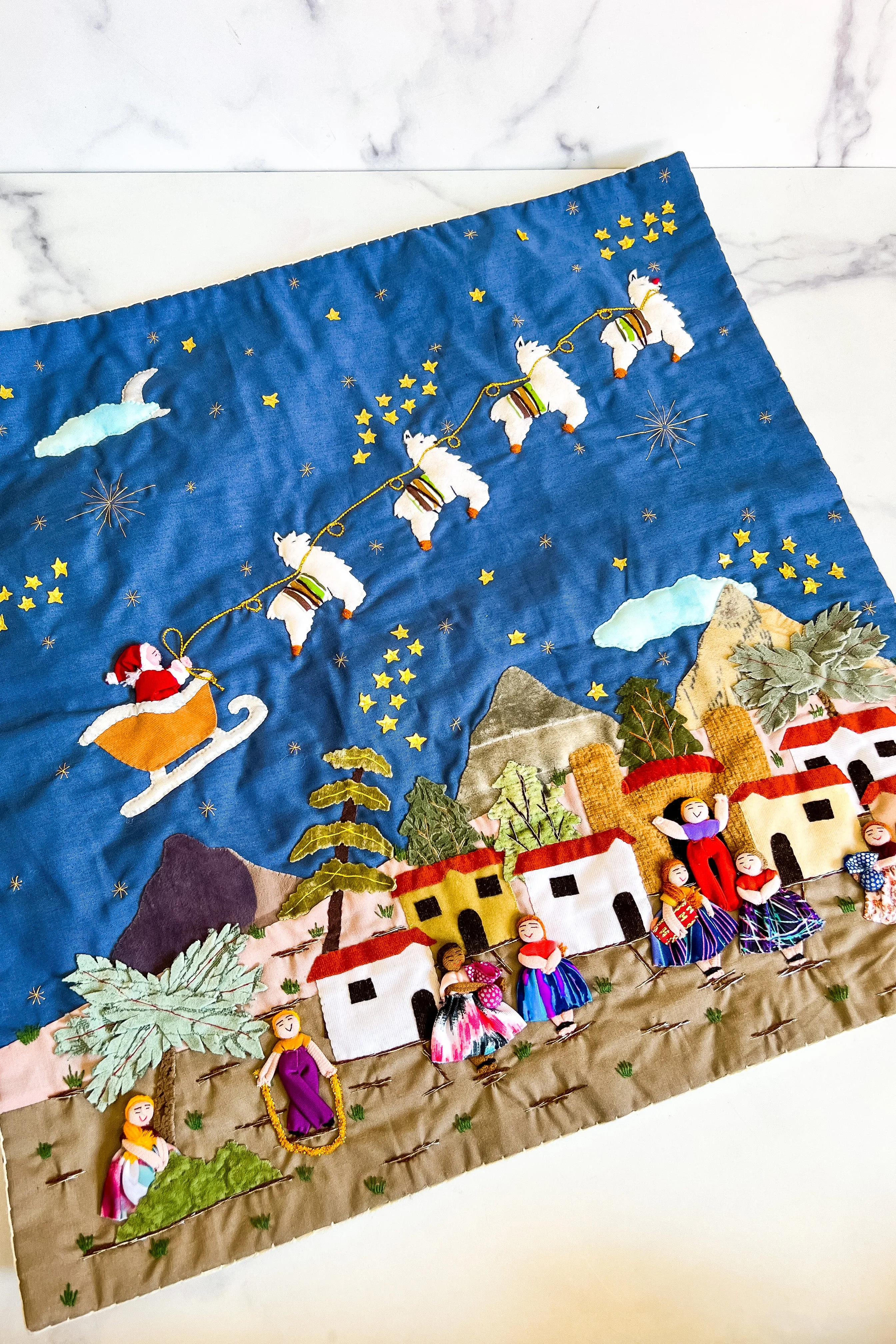 Christmas Fabric Art