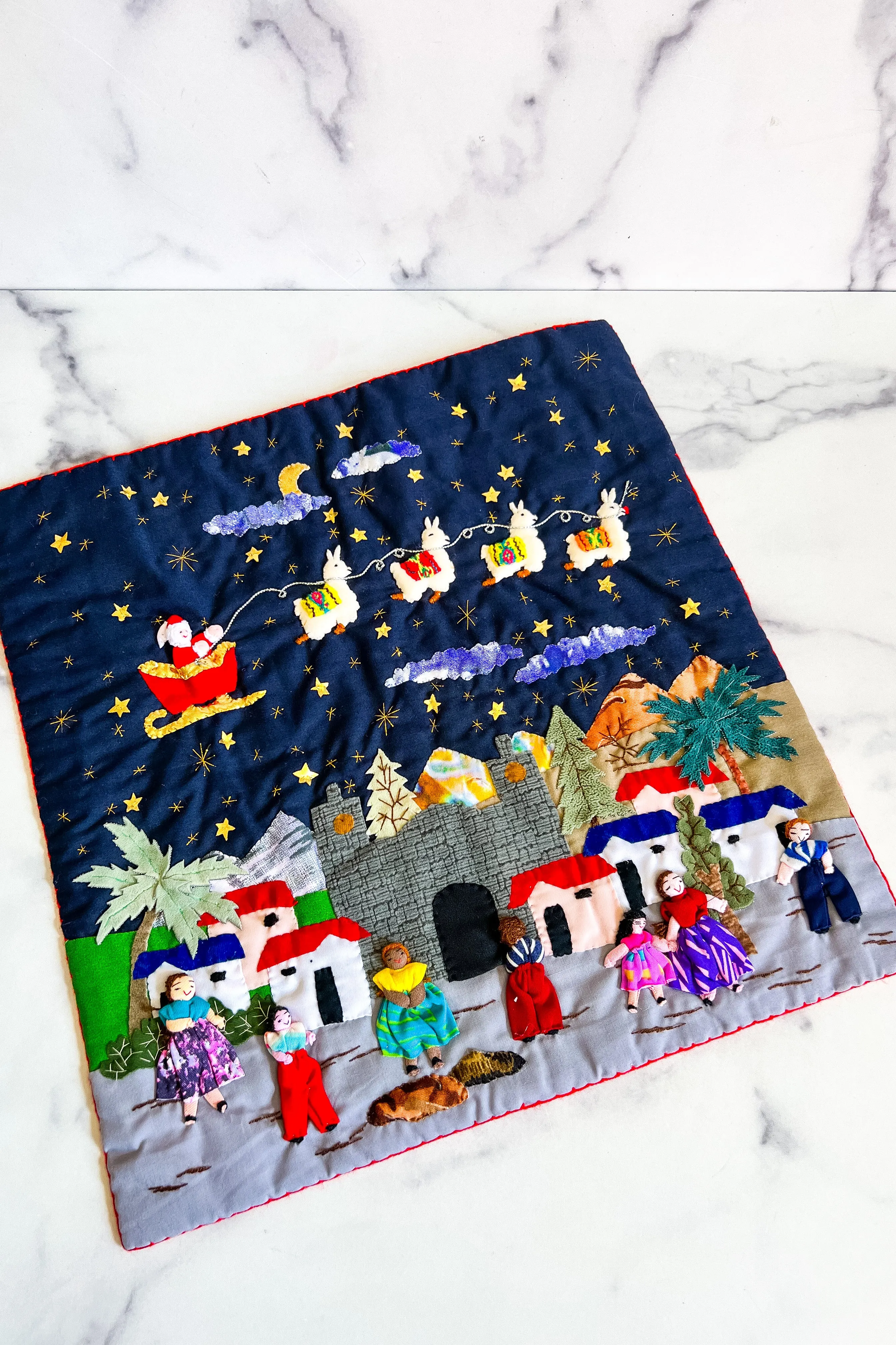 Christmas Fabric Art