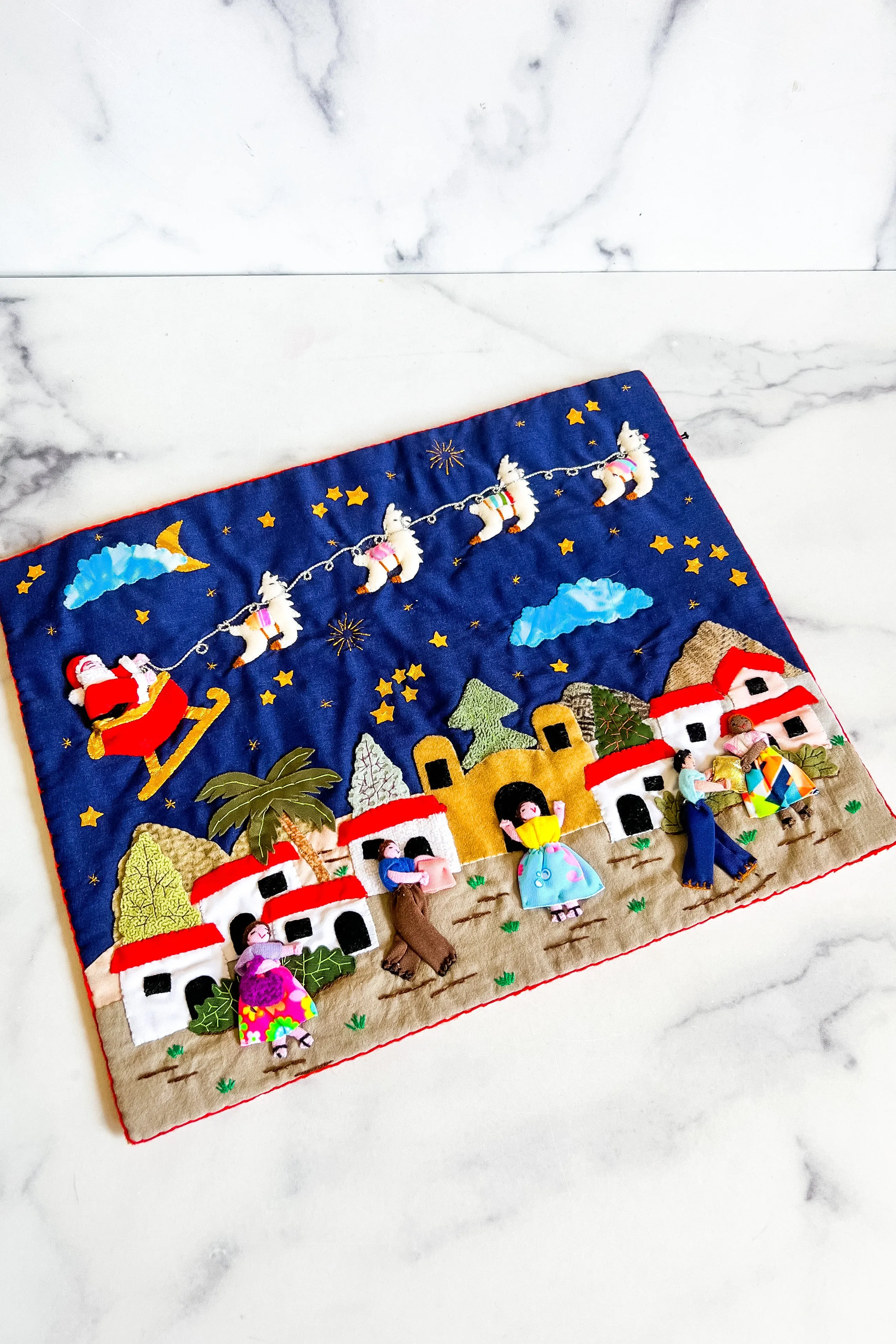 Christmas Fabric Art