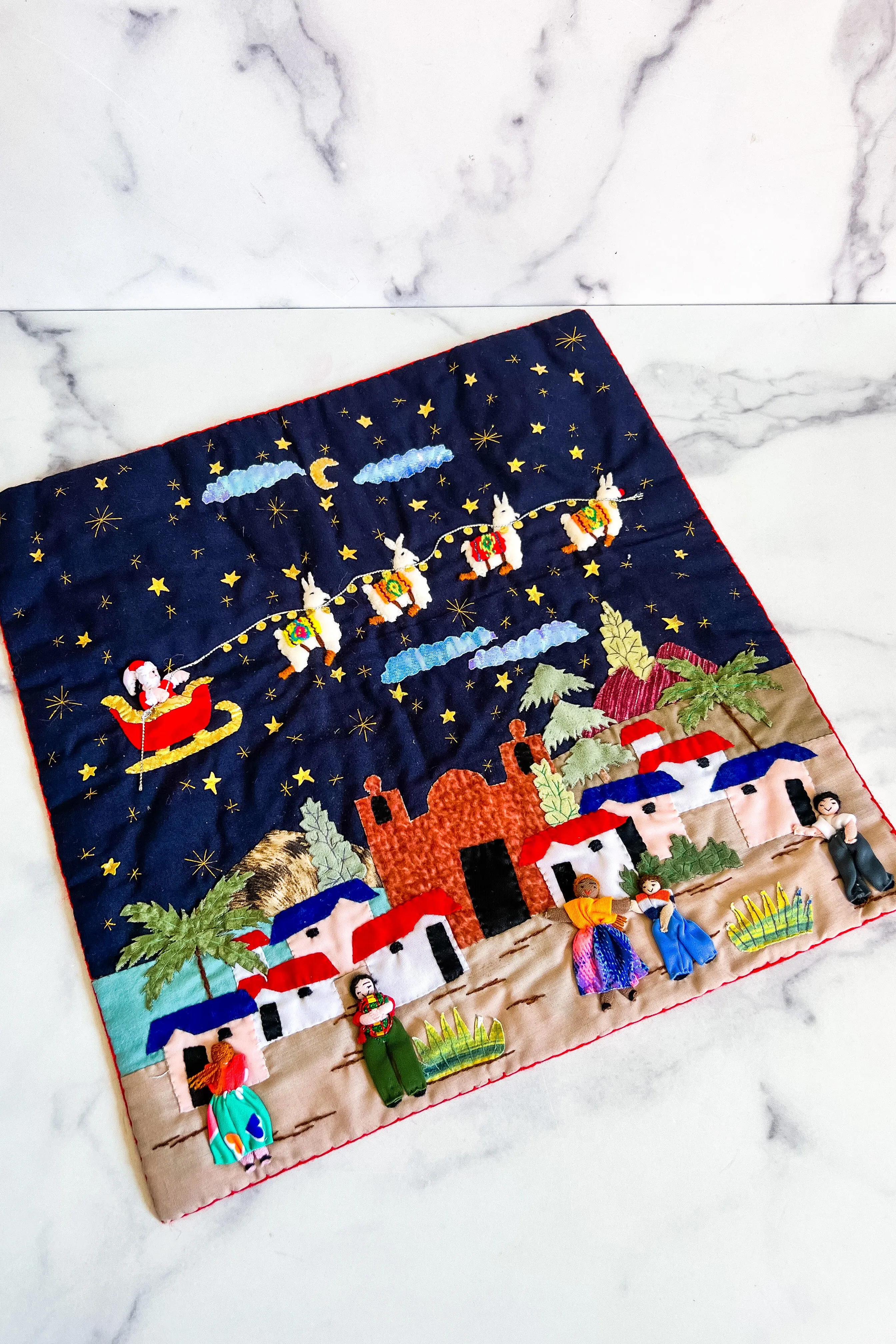 Christmas Fabric Art