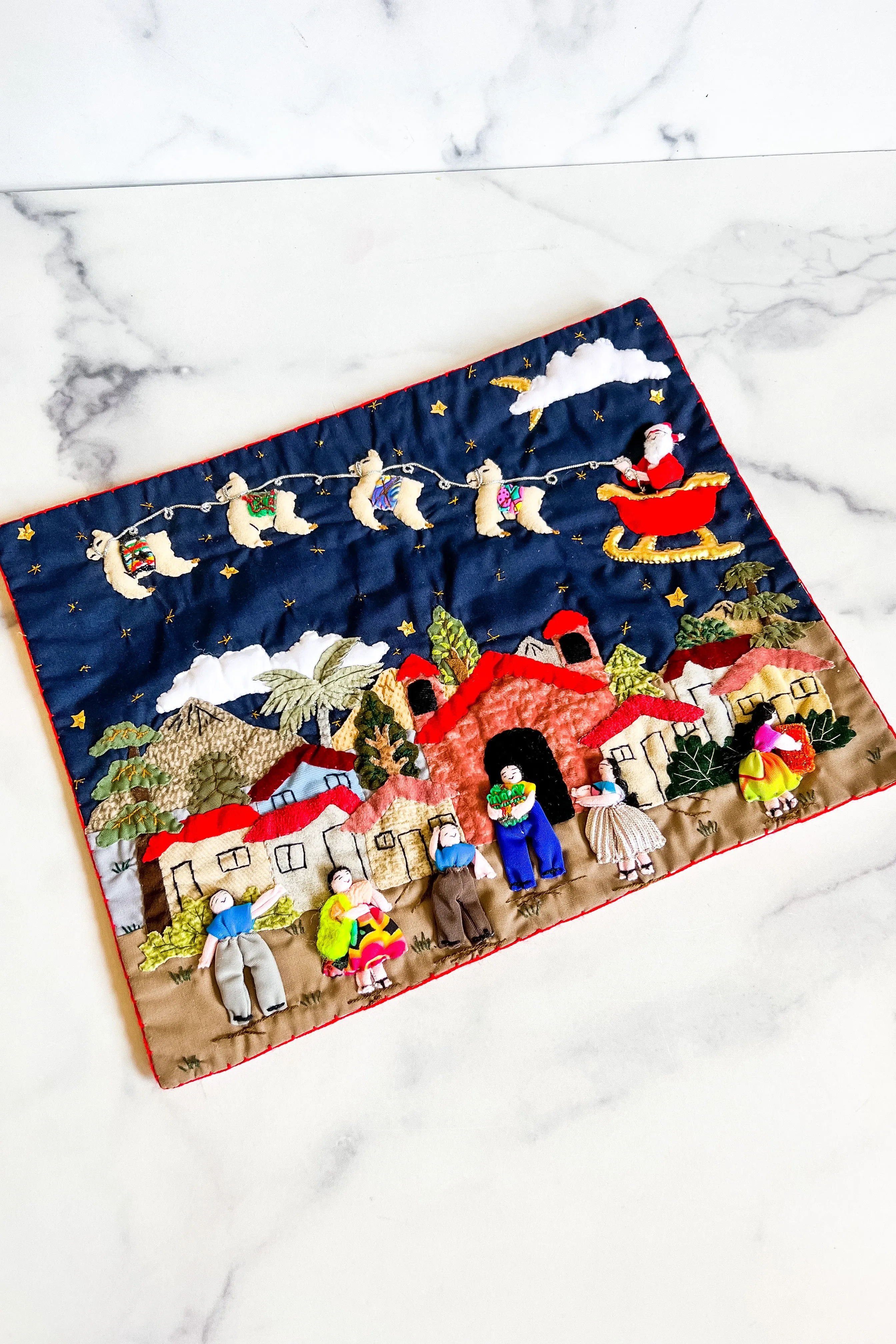 Christmas Fabric Art