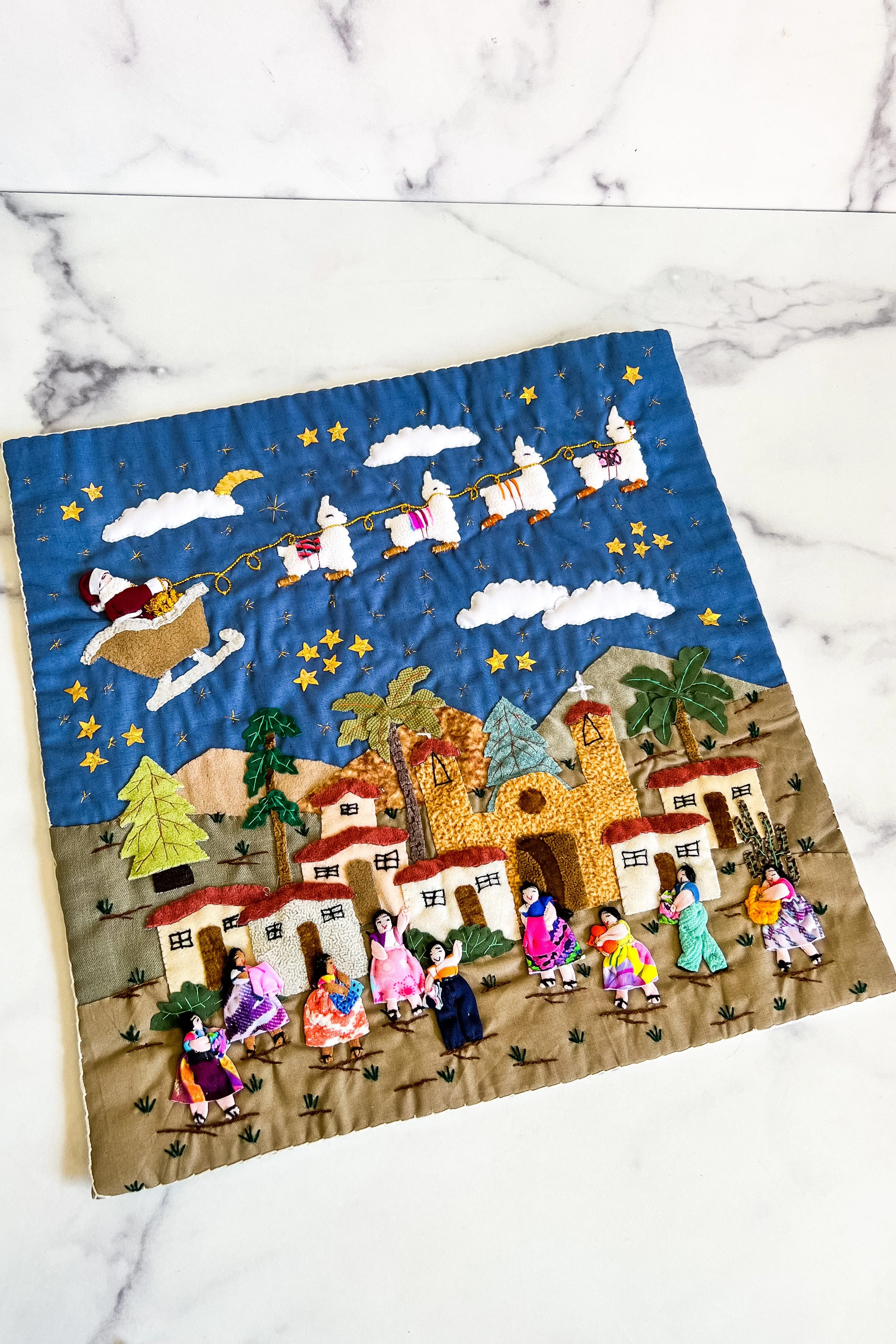 Christmas Fabric Art
