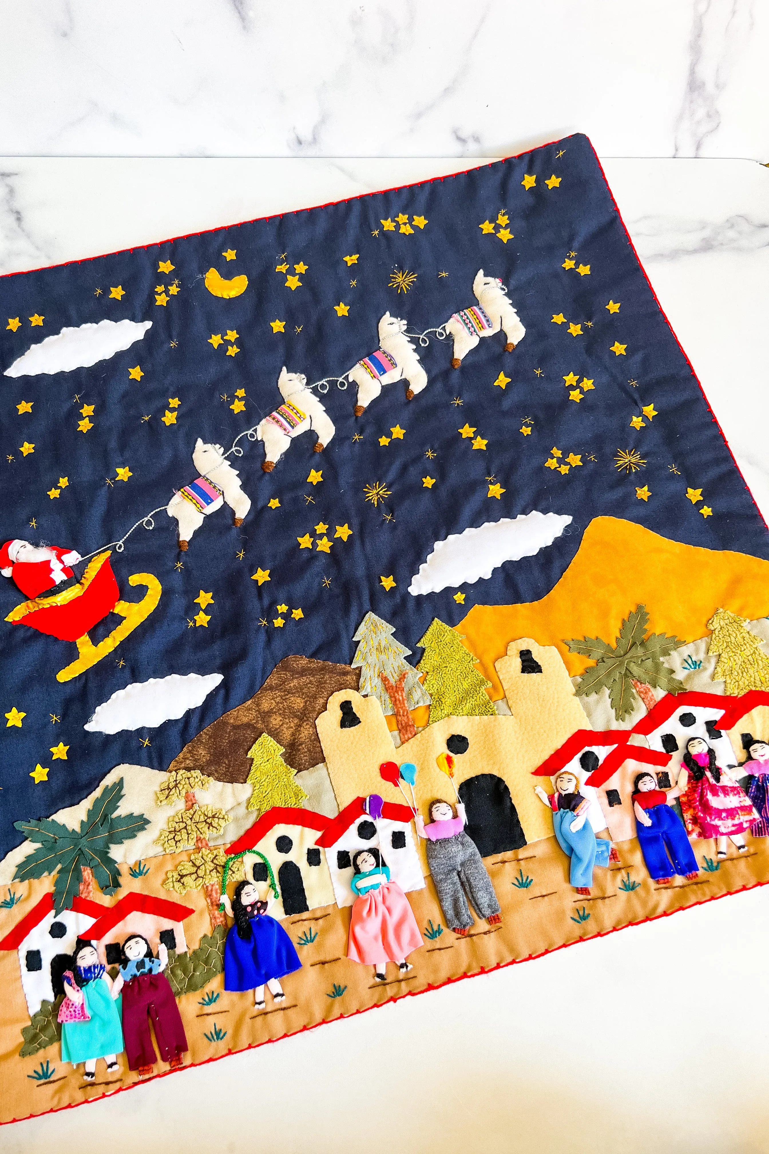 Christmas Fabric Art