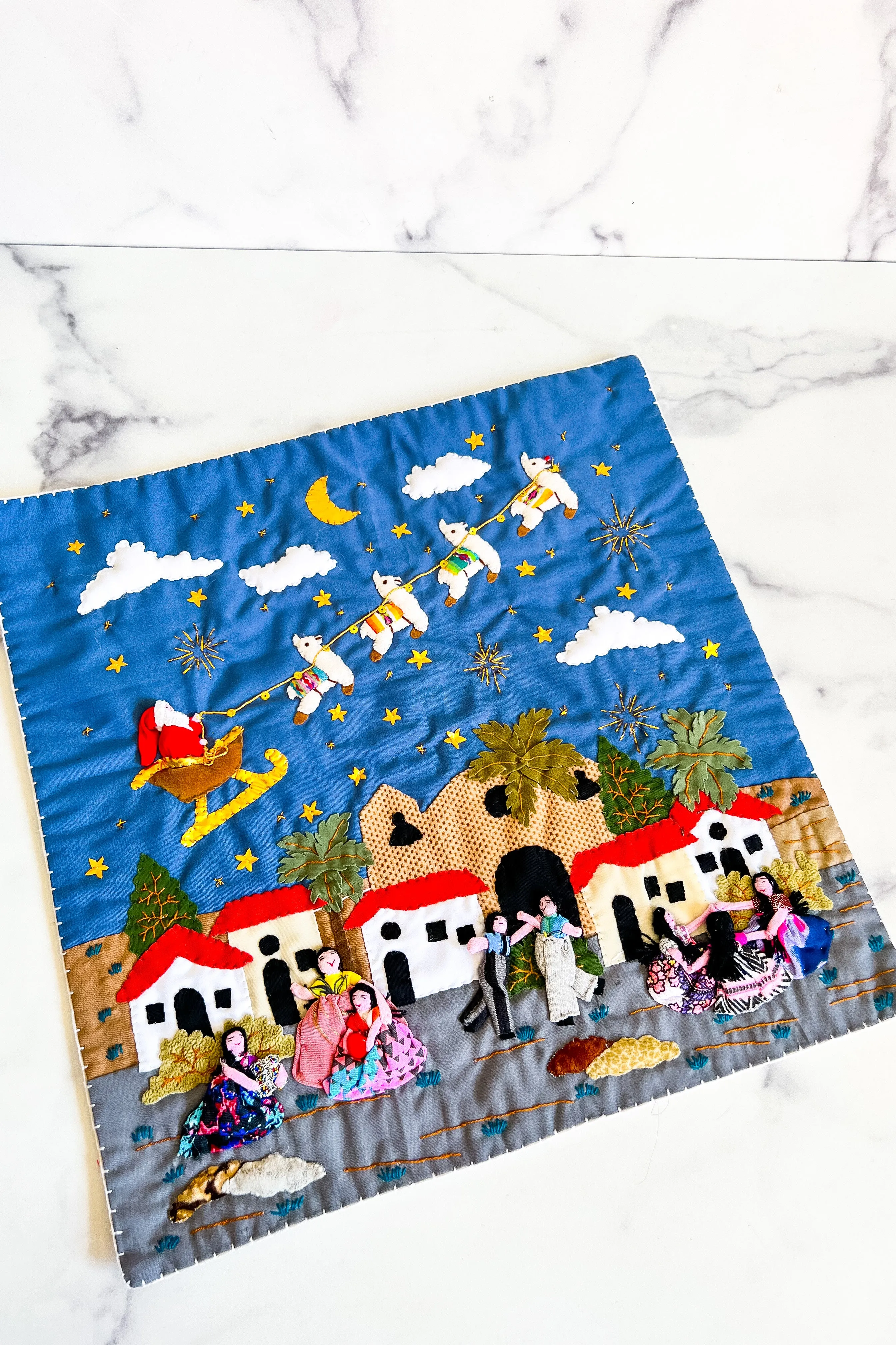 Christmas Fabric Art