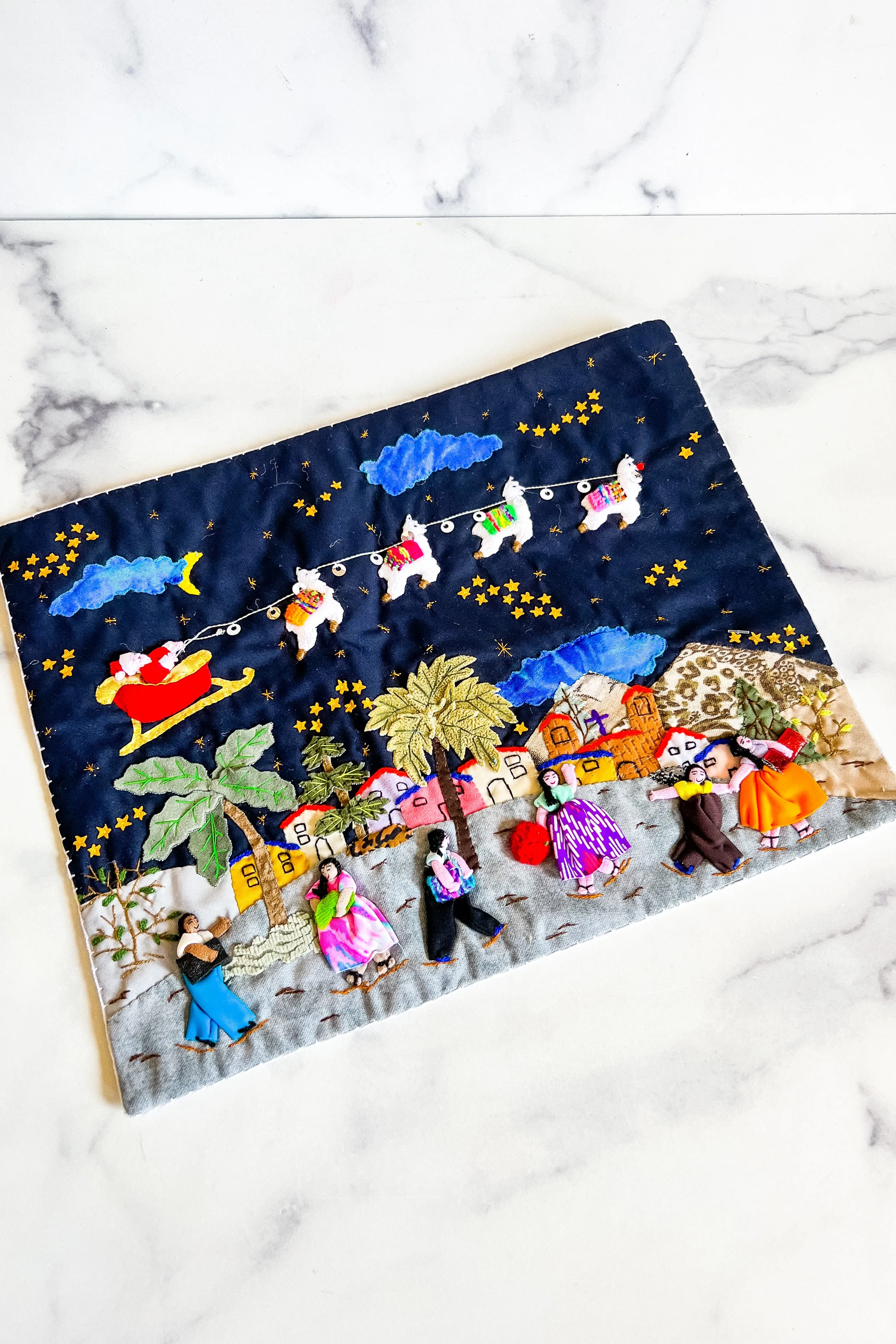 Christmas Fabric Art