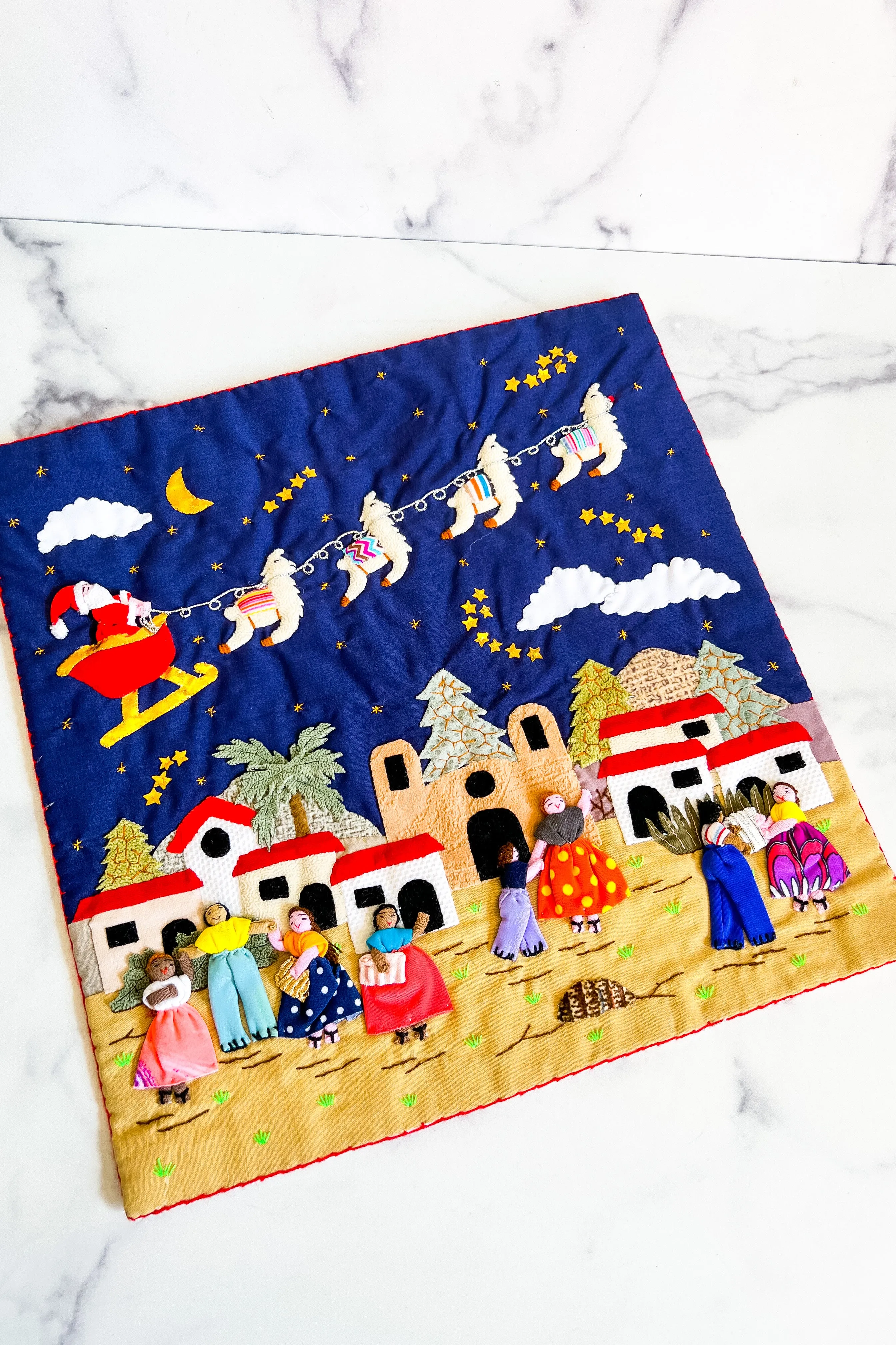 Christmas Fabric Art