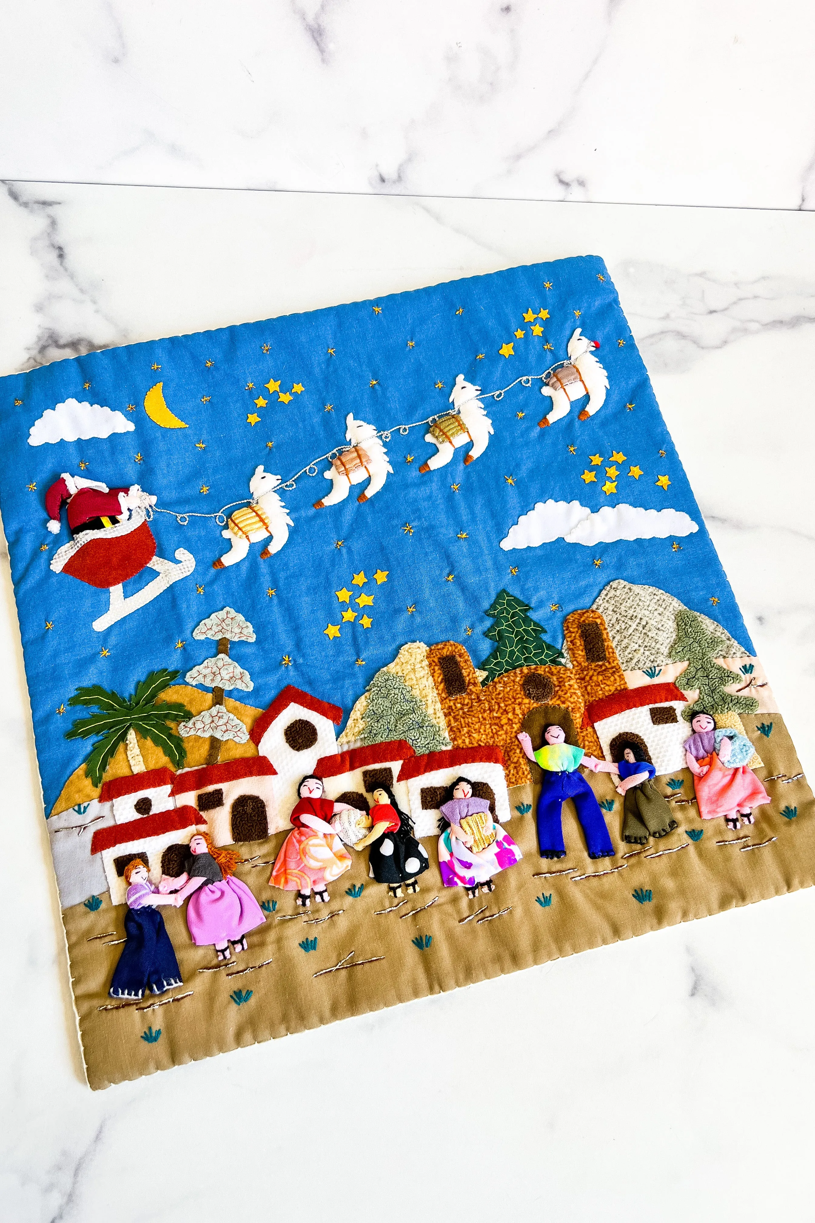 Christmas Fabric Art