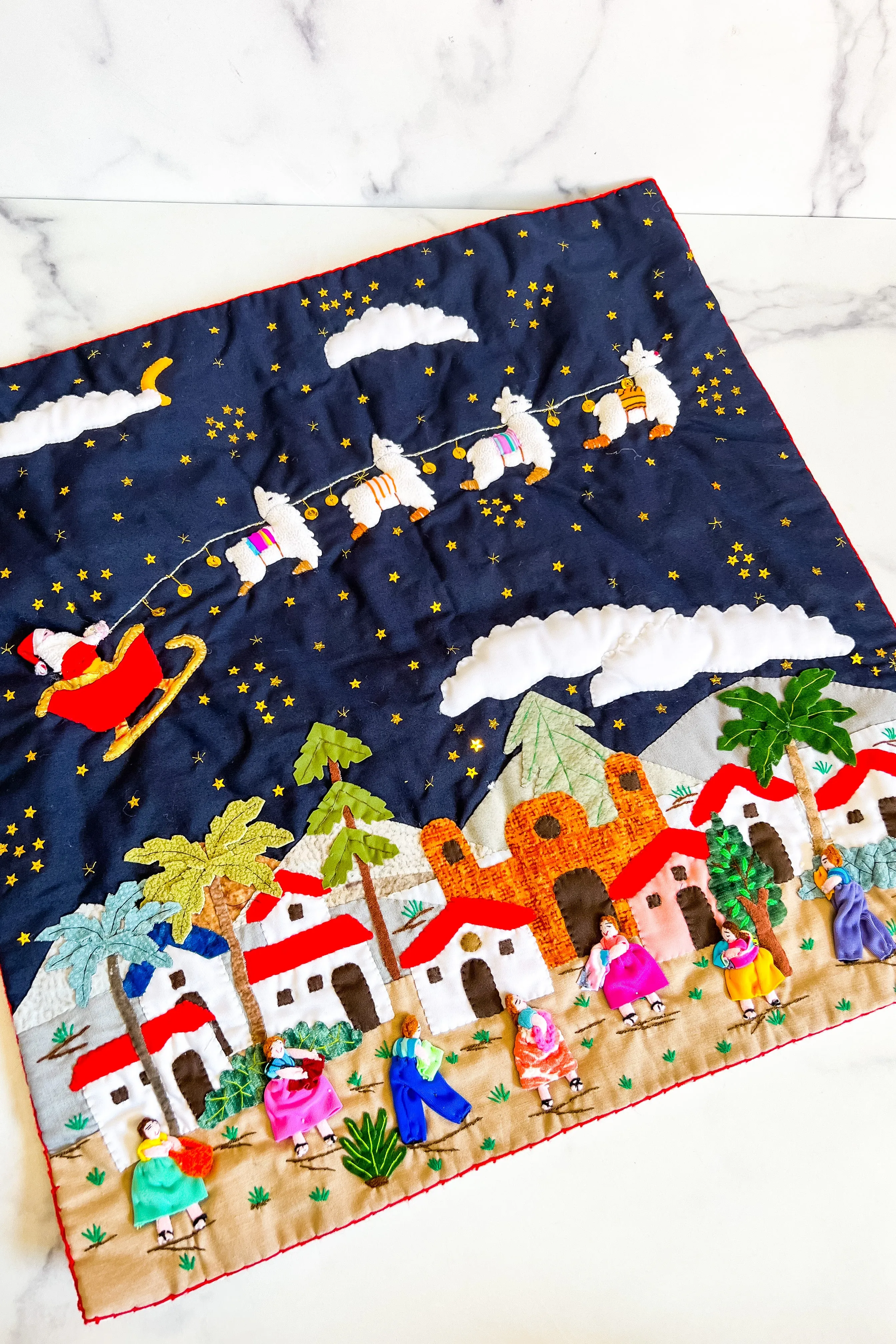 Christmas Fabric Art