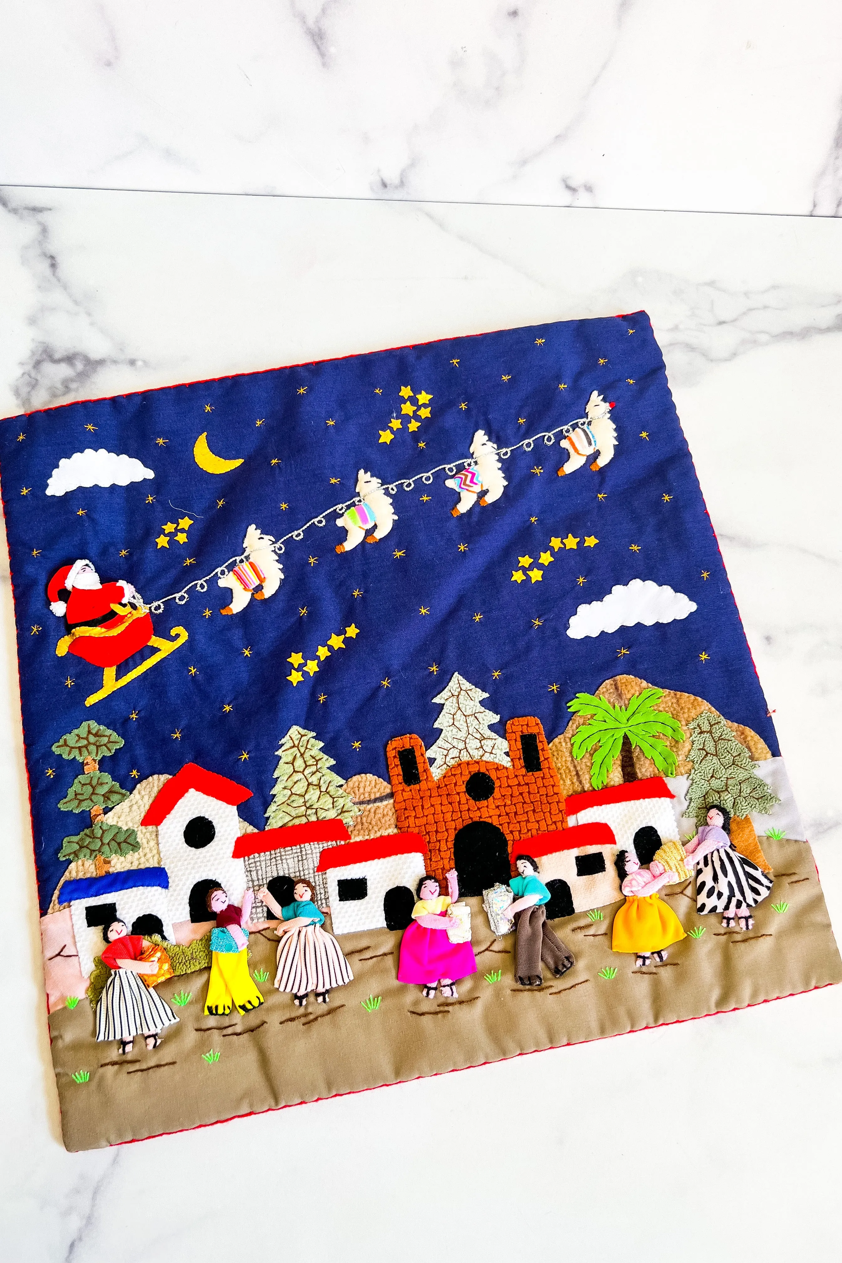 Christmas Fabric Art