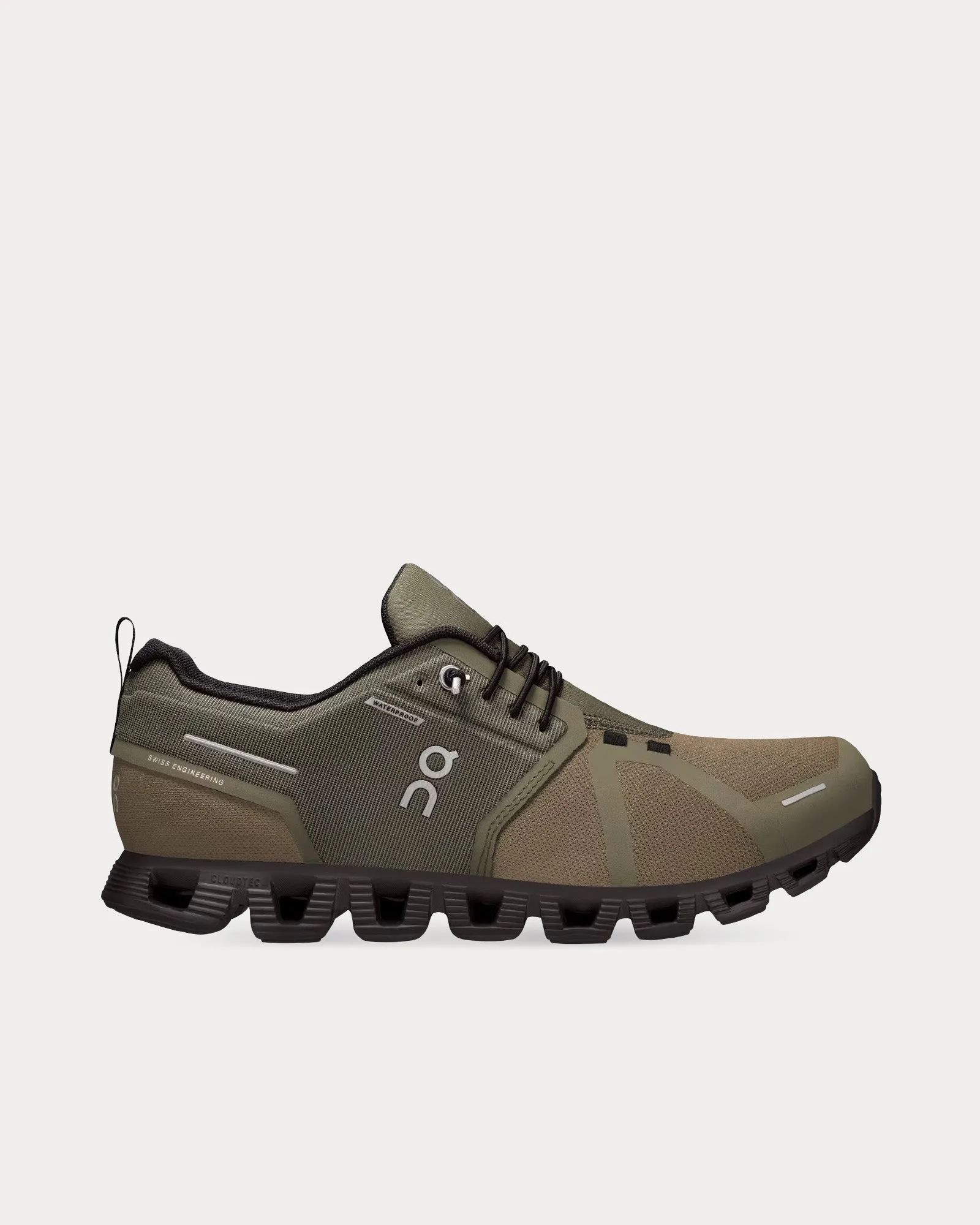 Cloud 5 Waterproof Olive / Black Running Shoes