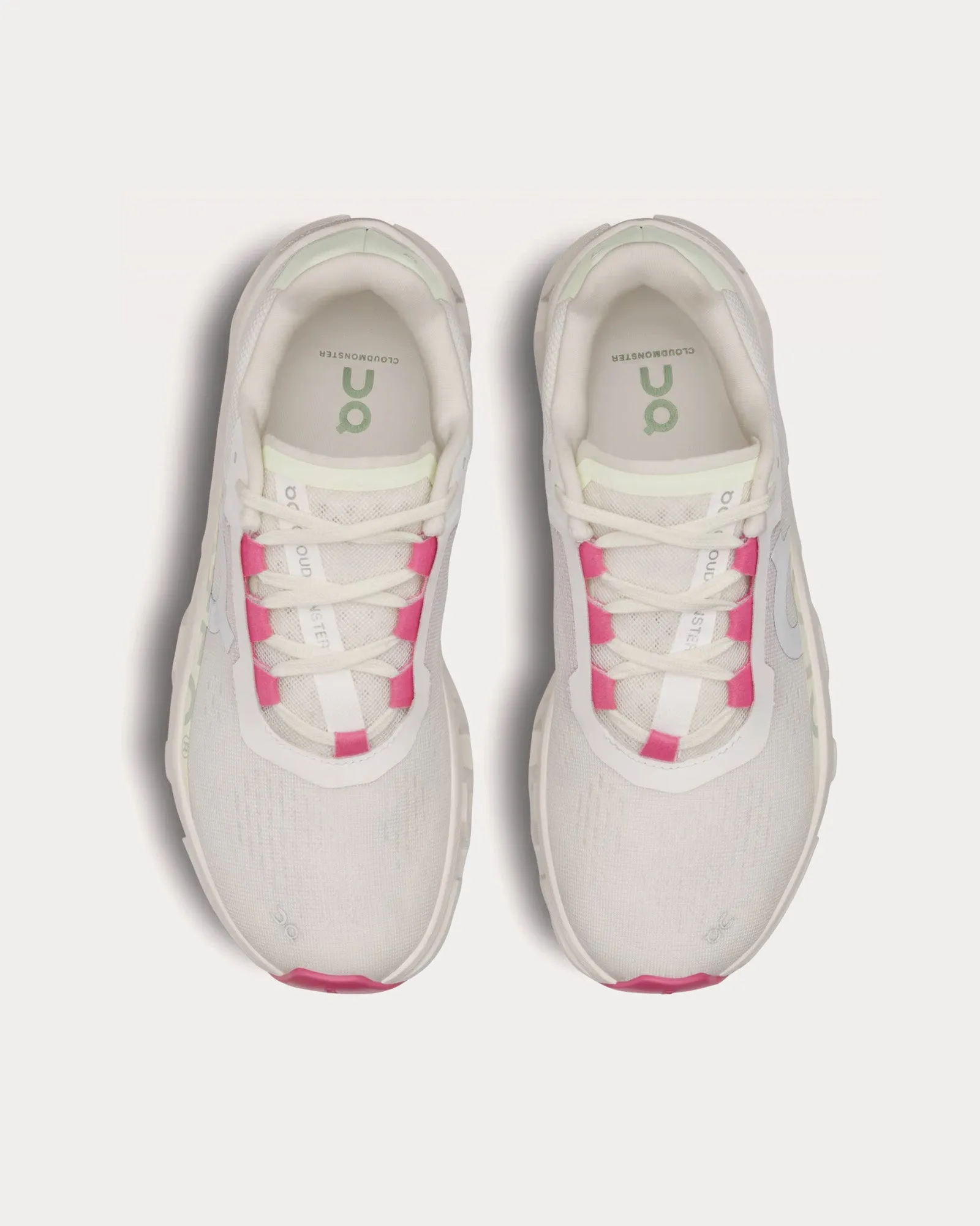 Cloudmonster White / Asphalt Running Shoes