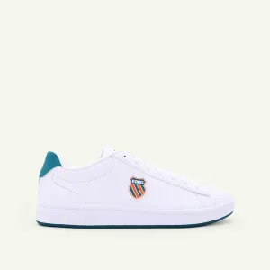 Court Shield Men's Shoes - White/Scarlet Ibis/Deep Lake
