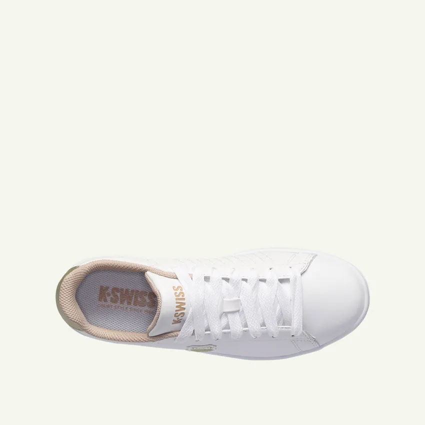 Court Shield Women's Shoes - White/Champagne