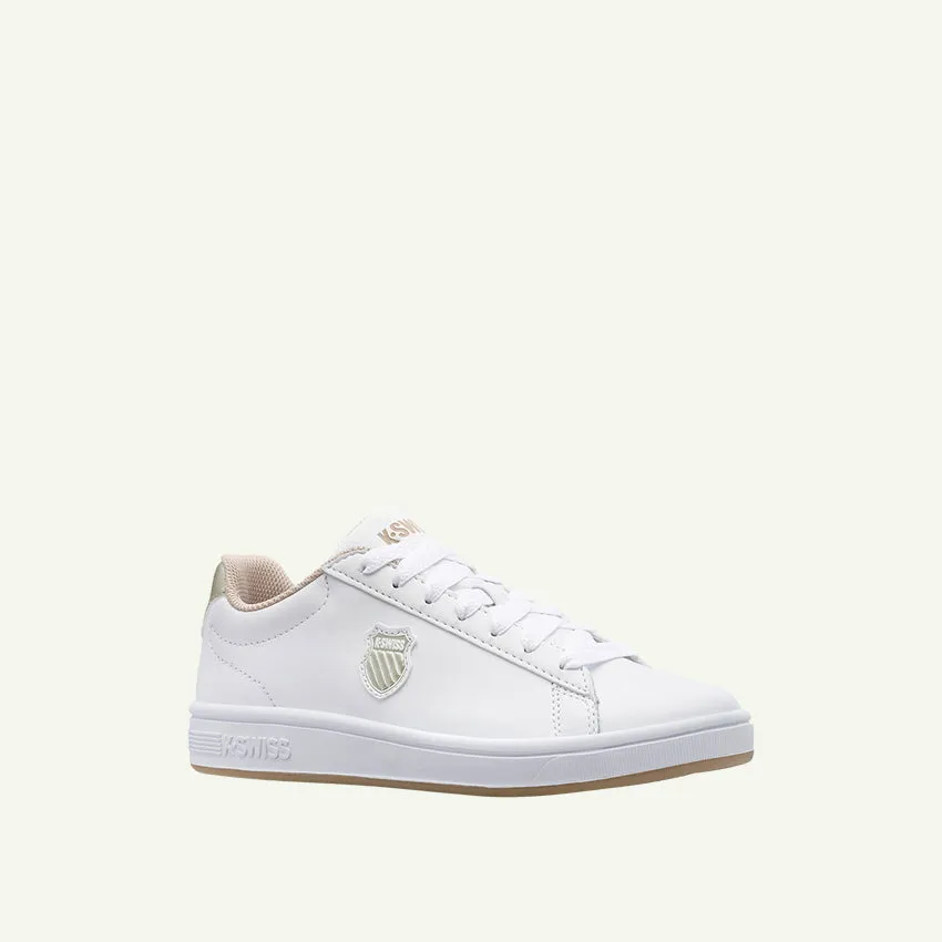 Court Shield Women's Shoes - White/Champagne