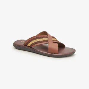 Cross-Strap Mens Chappals