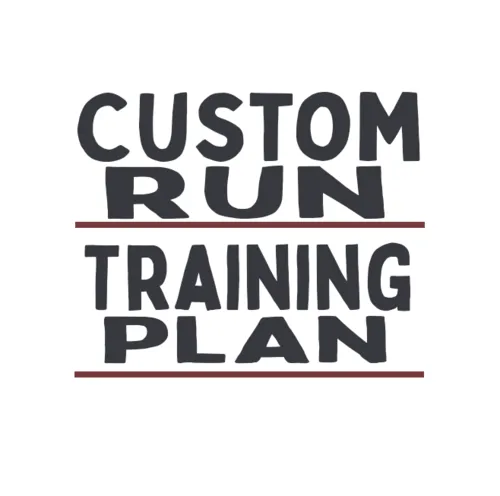 Custom Run Training Plan