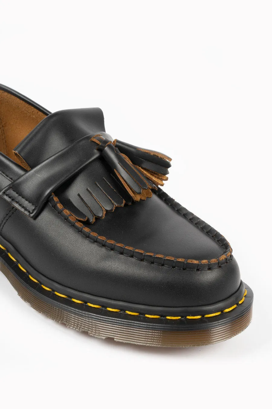 DR MARTENS ADRIAN TASSLE LOAFERS BLACK QUILON