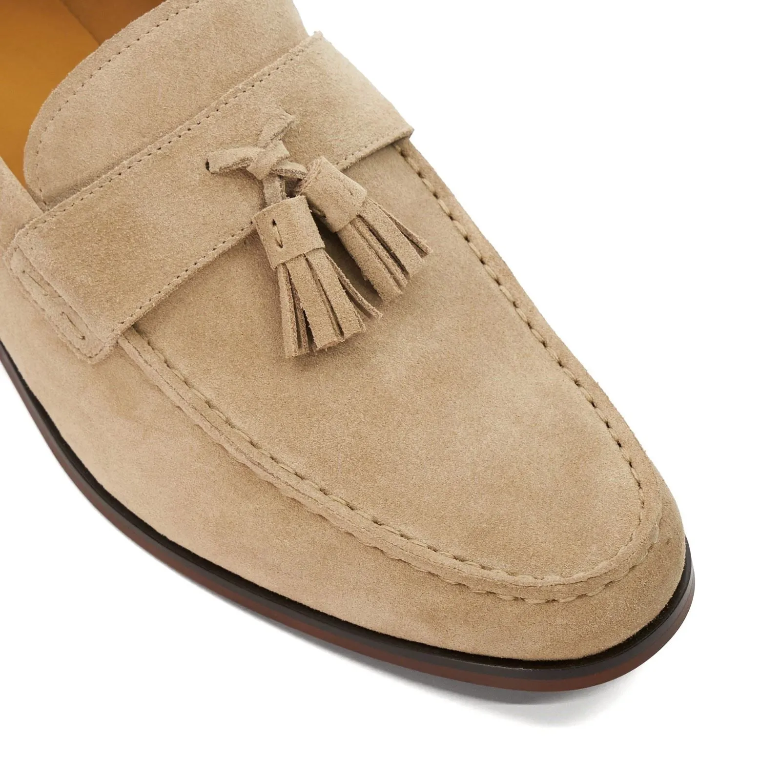 Dune Blaikes Suede Men's Sand Loafers