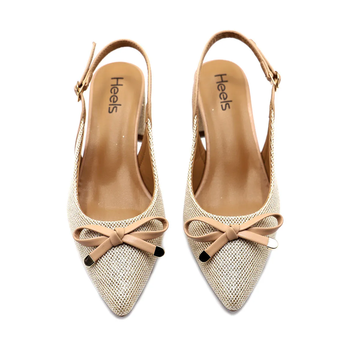 Golden Formal Sling Back 085434