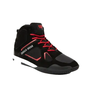 Gorilla Wear Troy High Tops - Black/Red
