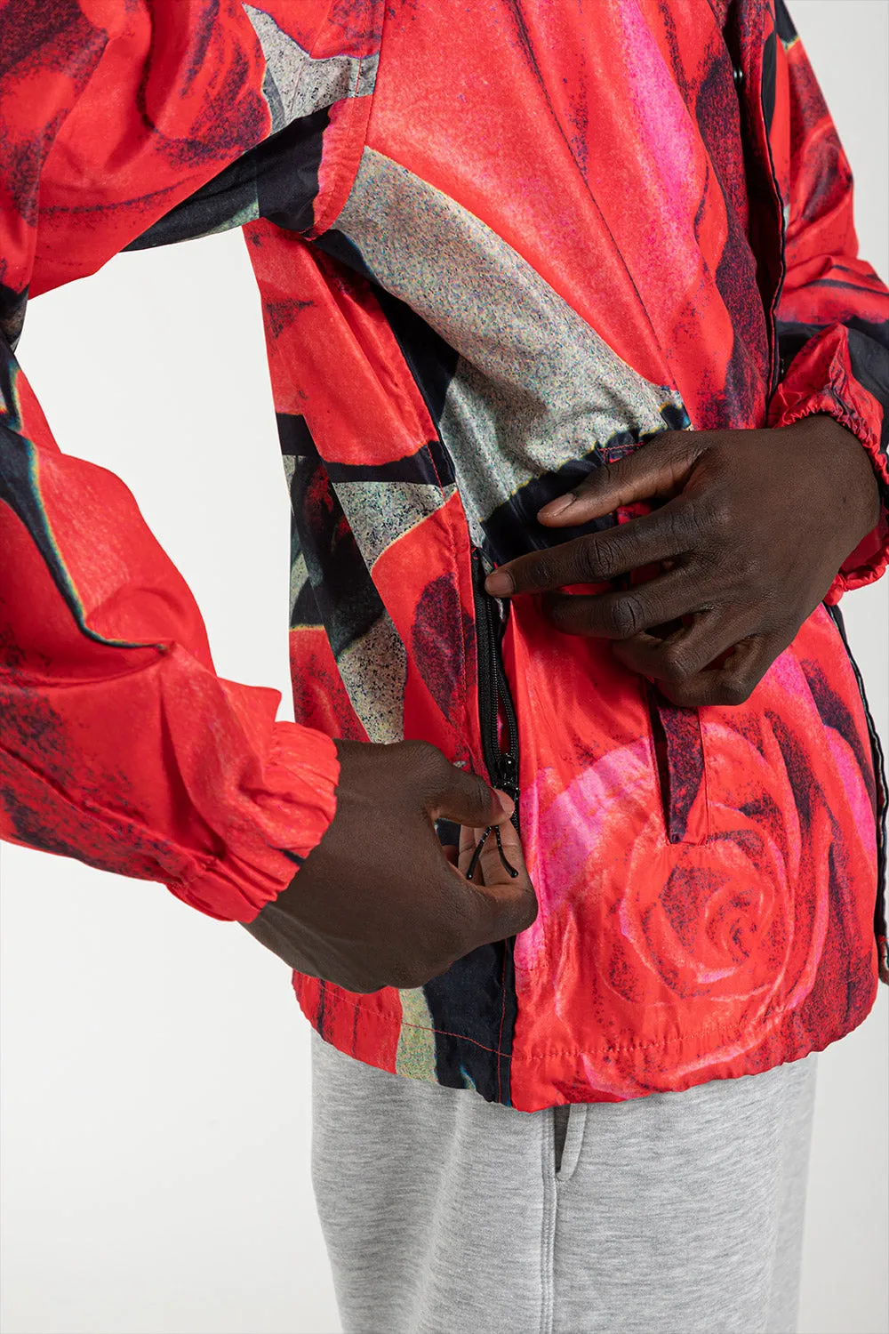 John Jacket - Multi Red AOP