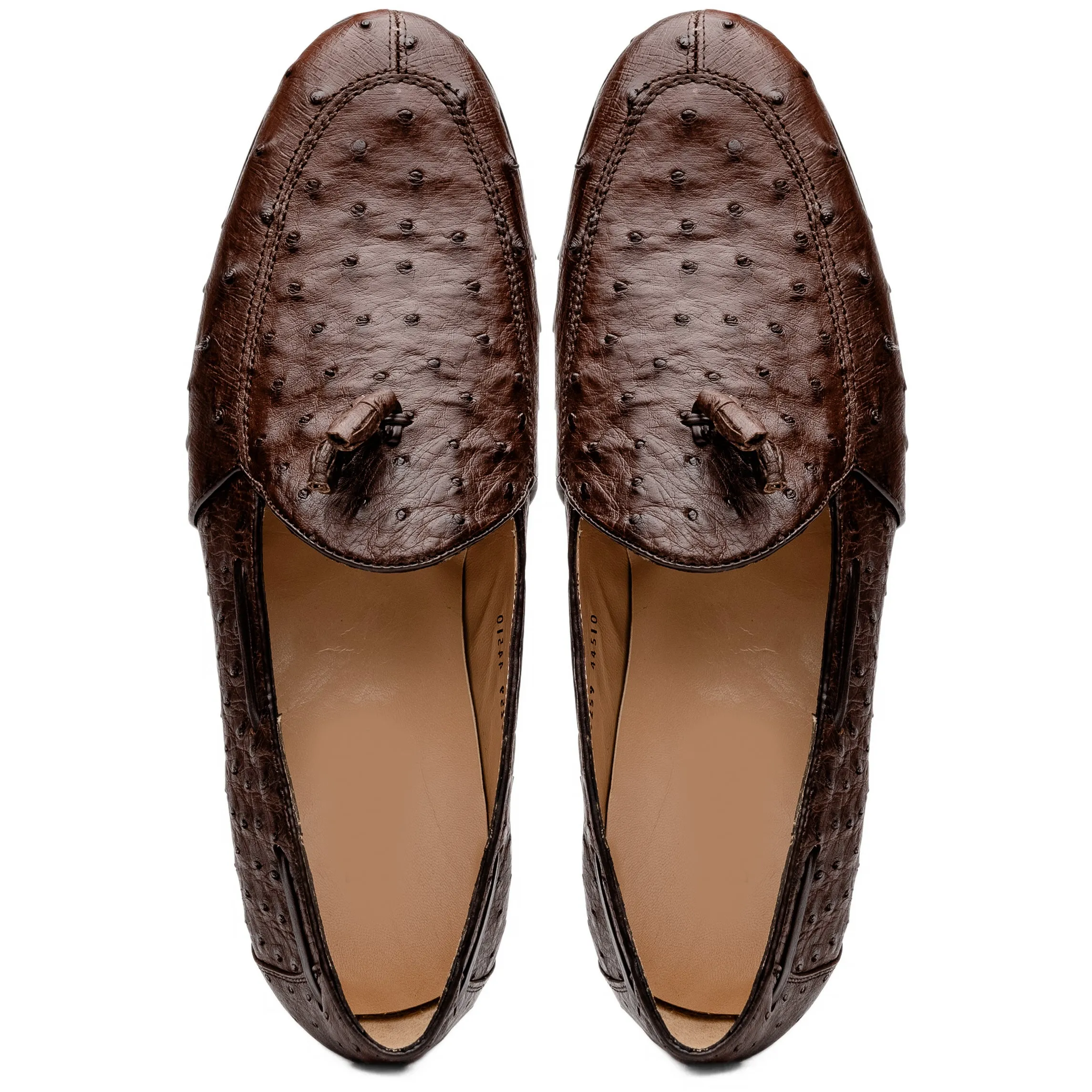 Marco Di Milano Aubiere Ostrich and Leather Brown