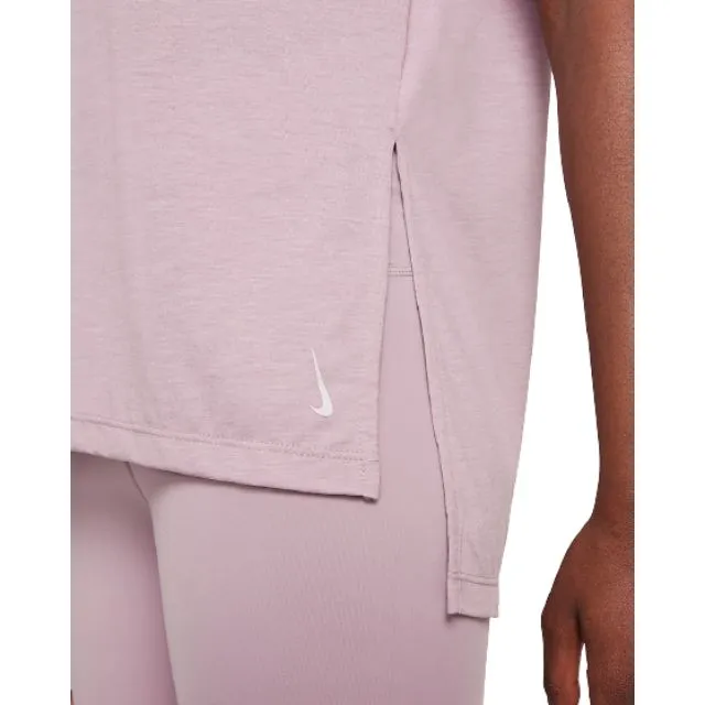 Nike Yoga Women Training T-Shirt Light Pink