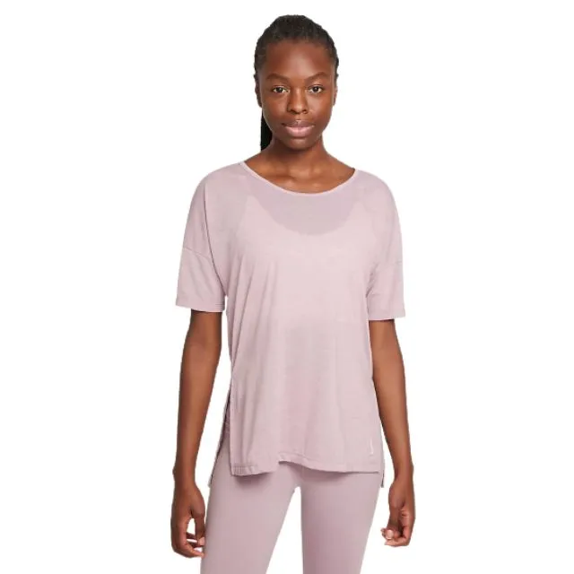 Nike Yoga Women Training T-Shirt Light Pink