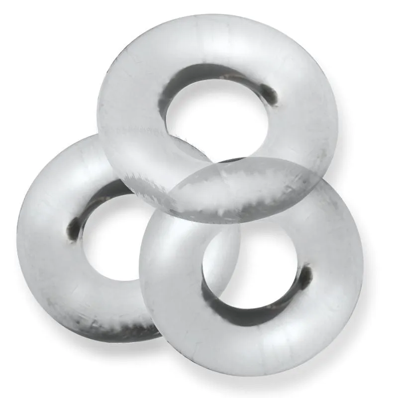 OxBalls Fat Willy 3 Pc Jumbo Cockrings Clear