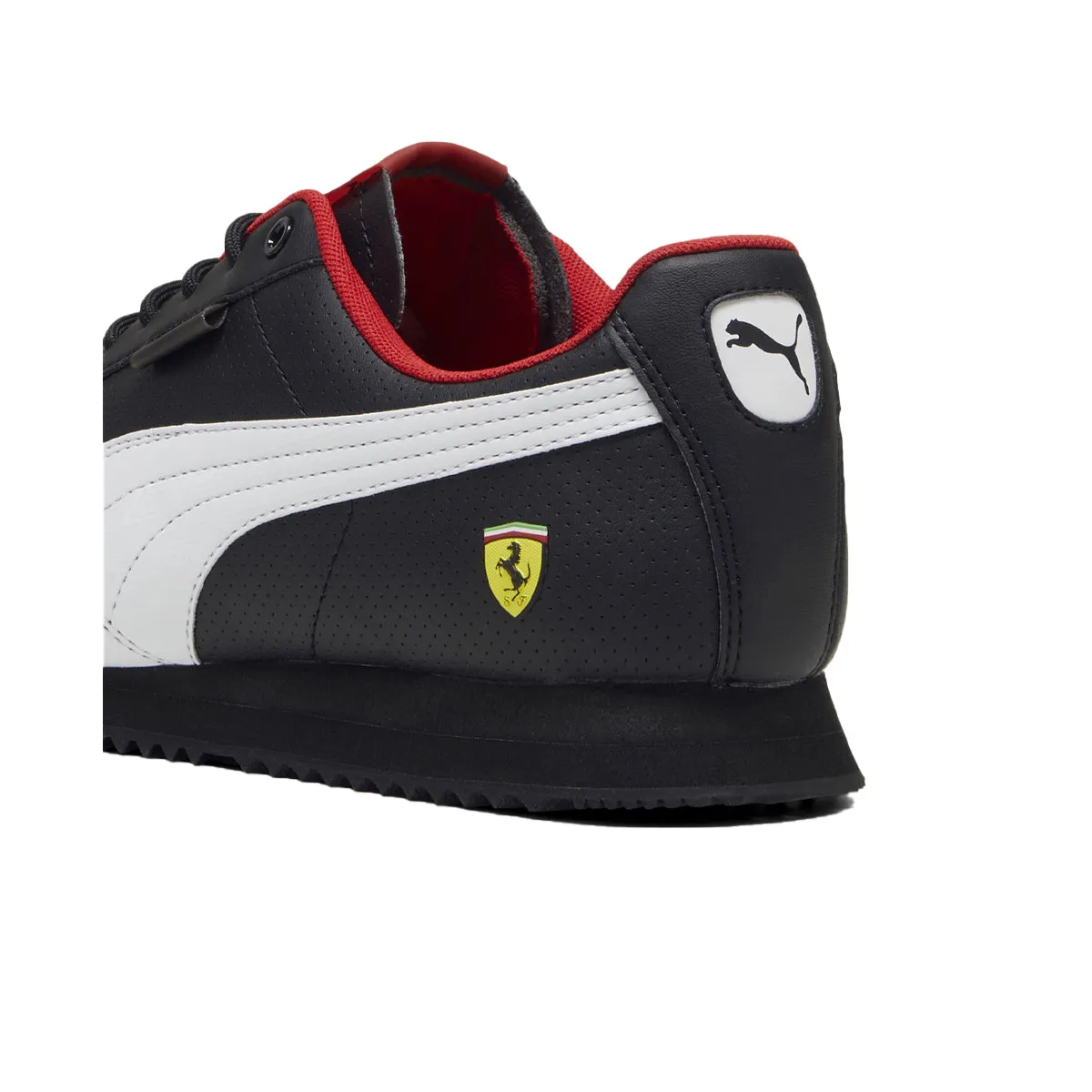 Puma Mens Ferrari Roma Via Training Shoes 308378-01 Black/White
