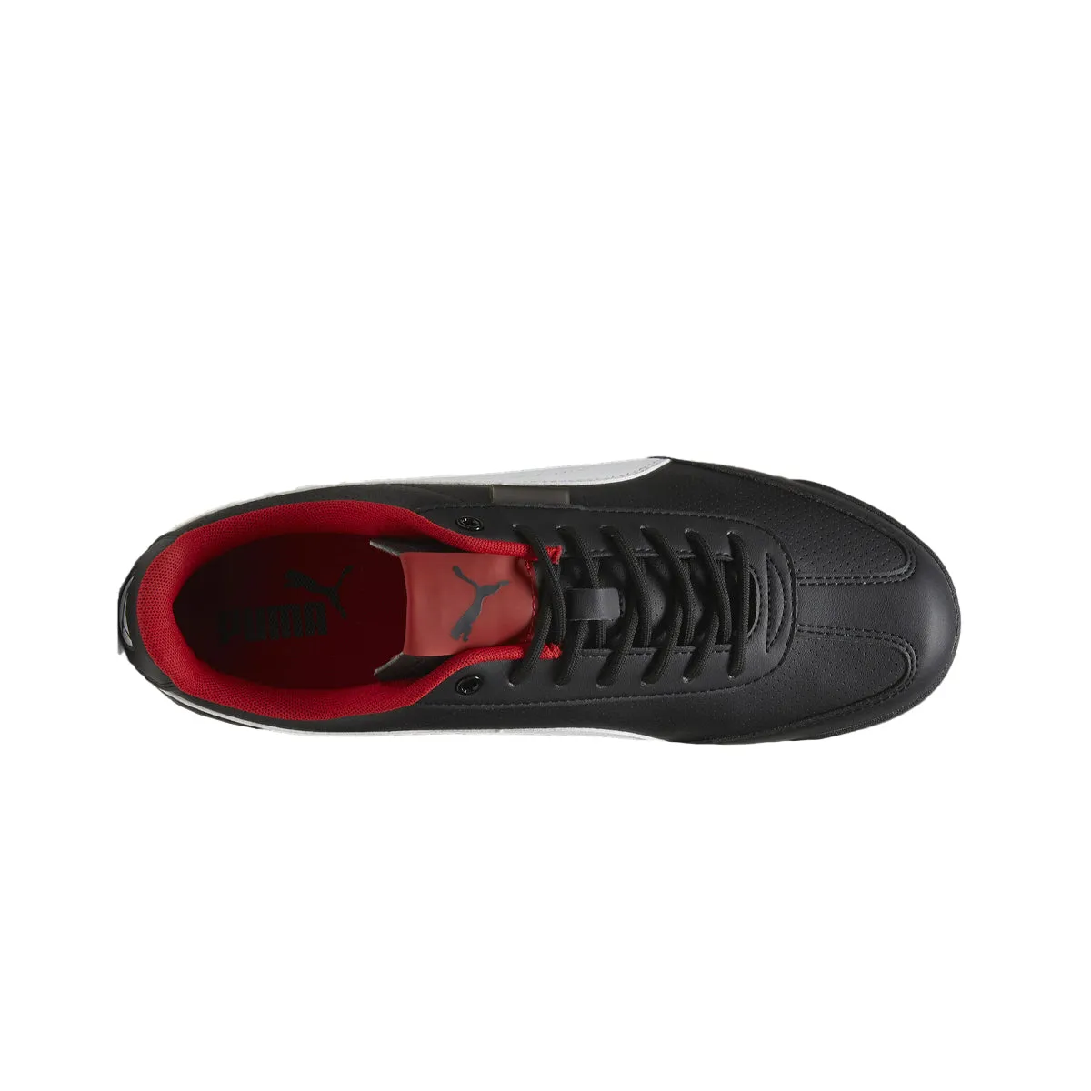 Puma Mens Ferrari Roma Via Training Shoes 308378-01 Black/White