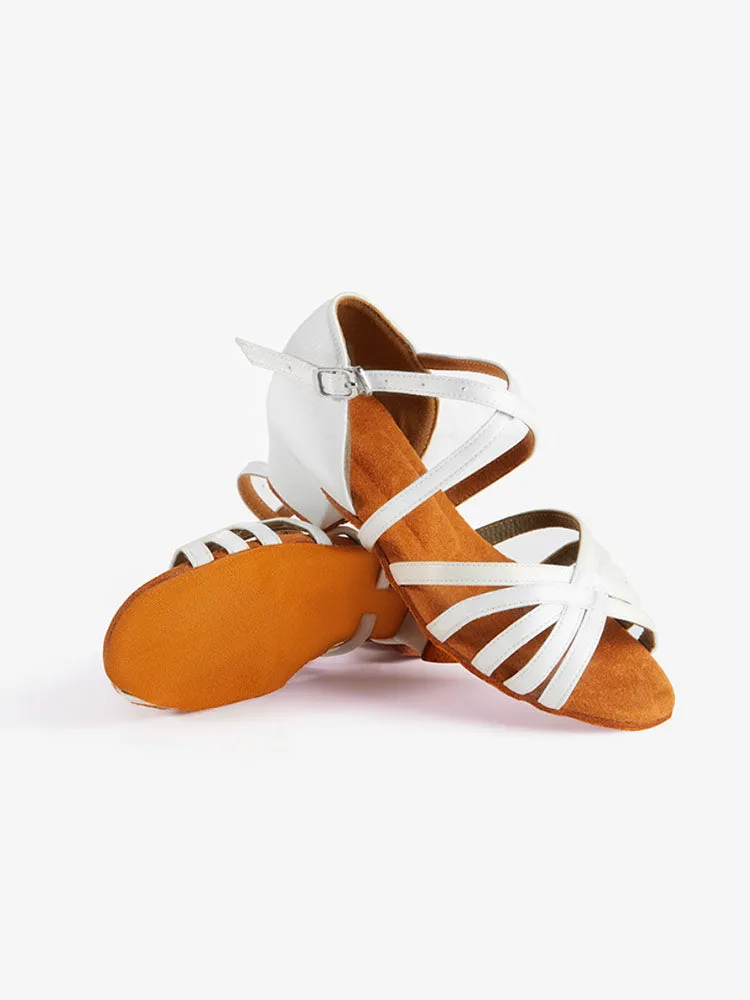 Satin Latin Dance Shoes Soft Sole Training Shoes