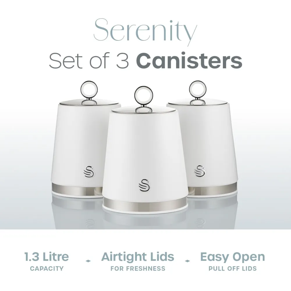 Serenity Set of 3 Canisters