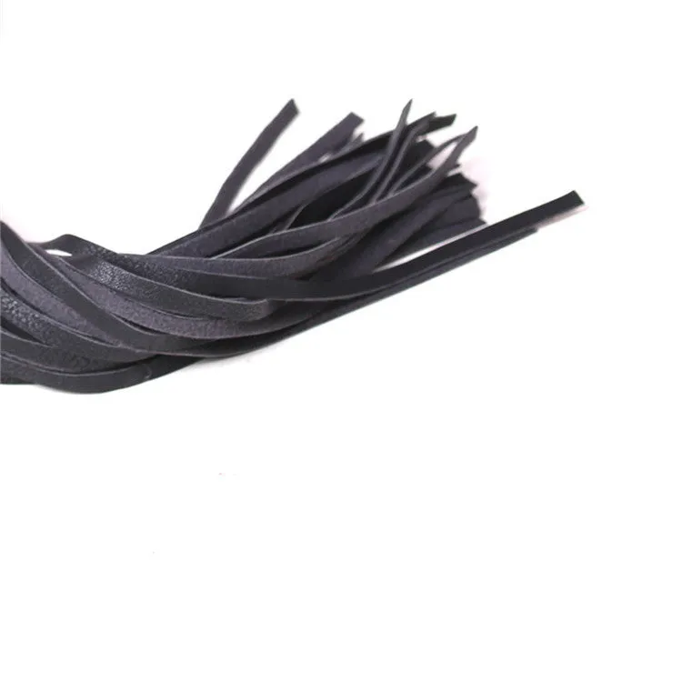 Stainless Steel Ball Faux Leather Flogger